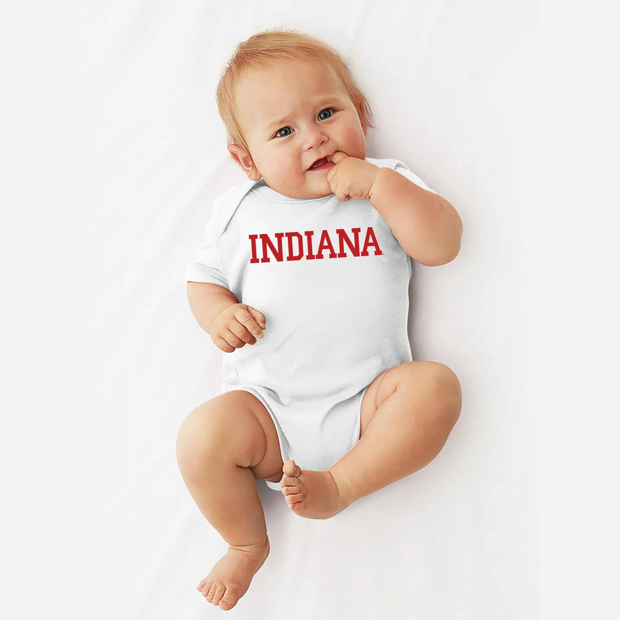 Indiana University Hoosiers Basic Block Creeper - White - Image 4