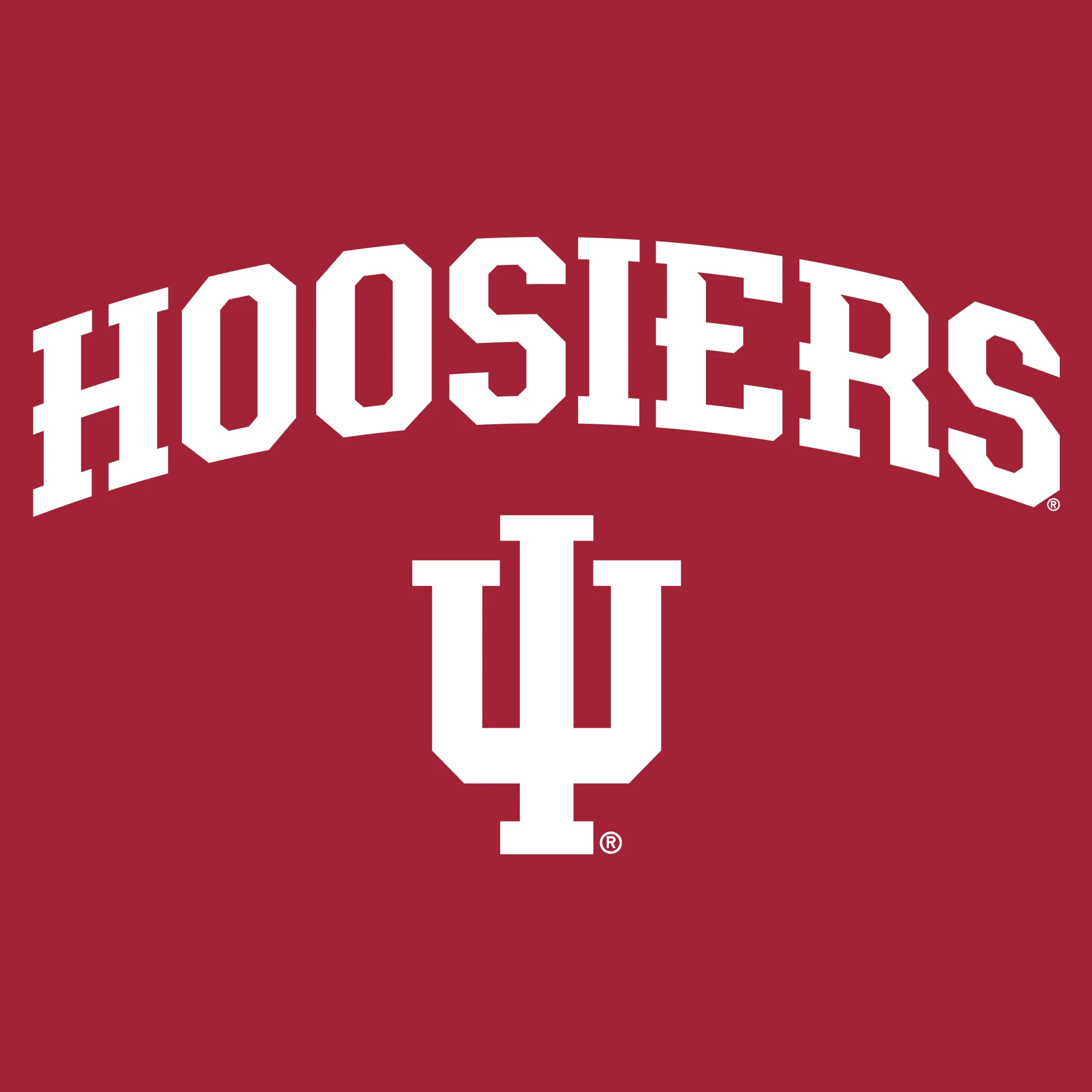 Indiana University Hoosiers Mascot Arch Logo Short Sleeve T Shirt - Cardinal - Image 2