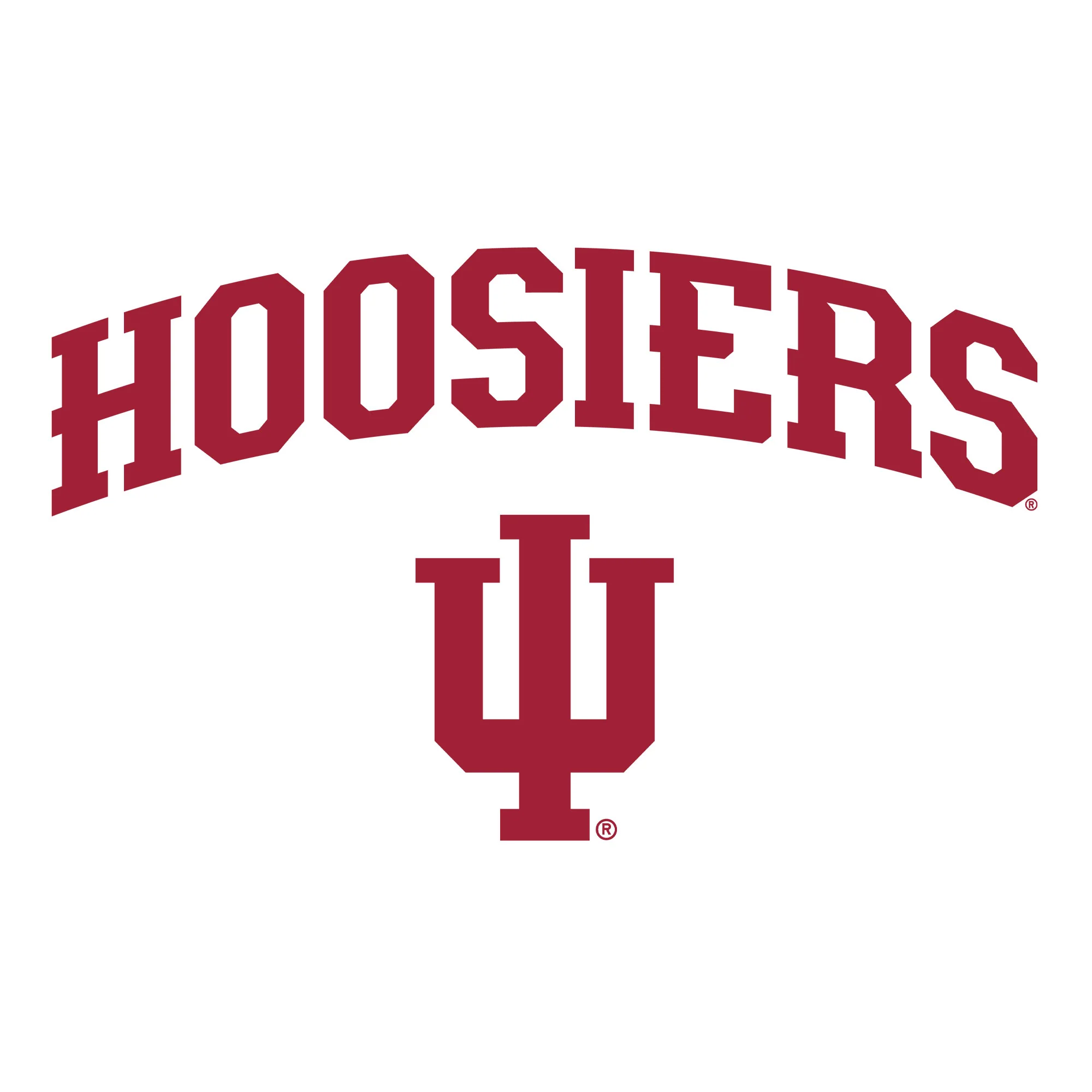 Indiana University Hoosiers Mascot Arch Logo Short Sleeve T Shirt - White - Image 2
