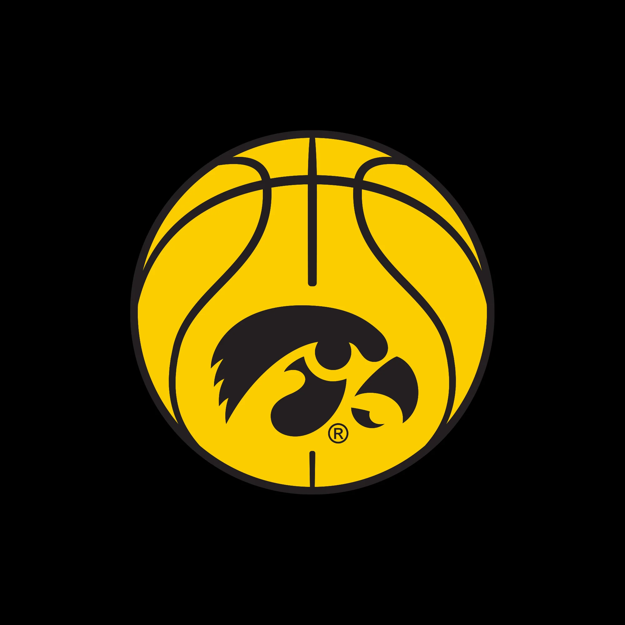 Iowa Basketball Outline EMB Dad Hat - Image 3