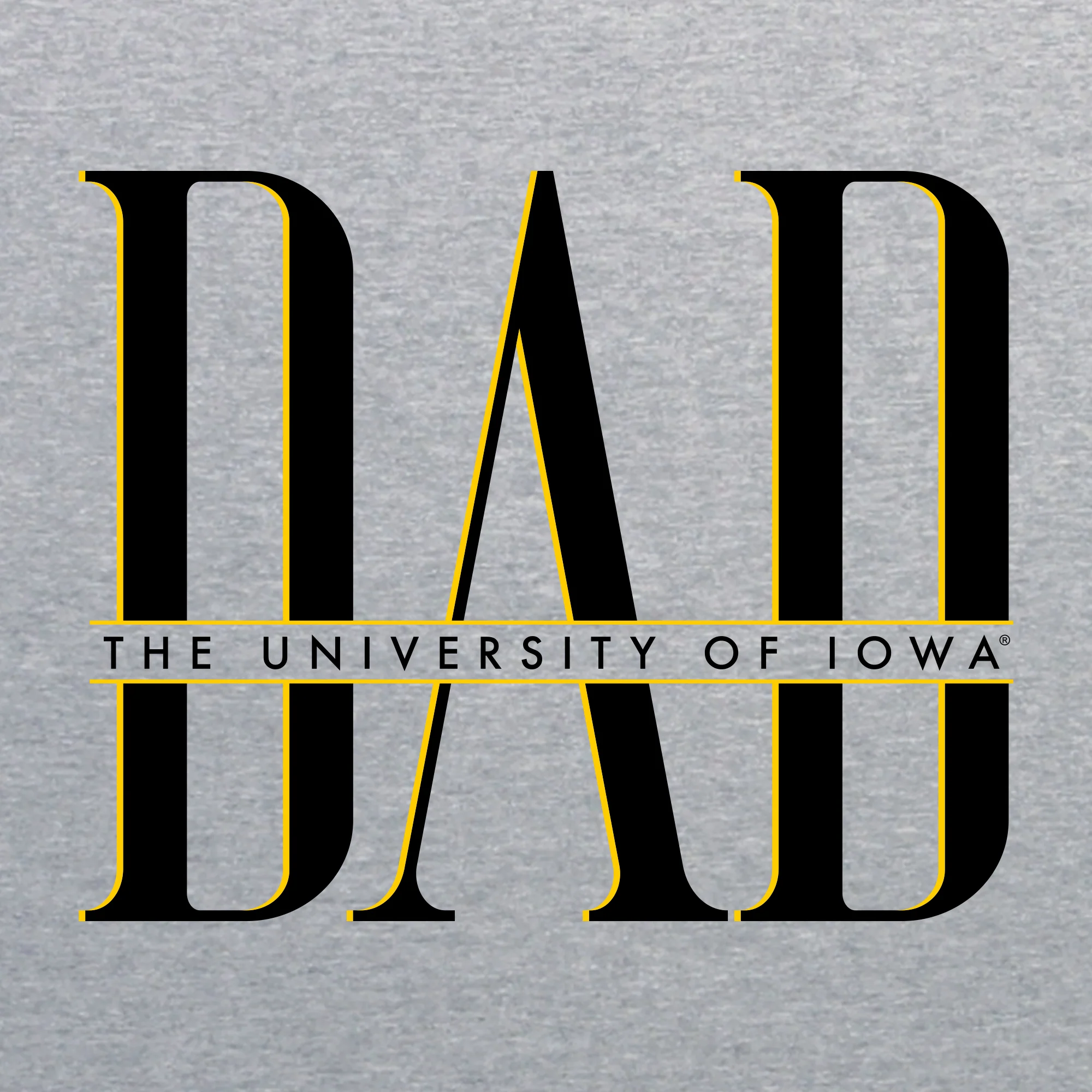 Iowa Classic Dad Crewneck - Sport Grey - Image 2