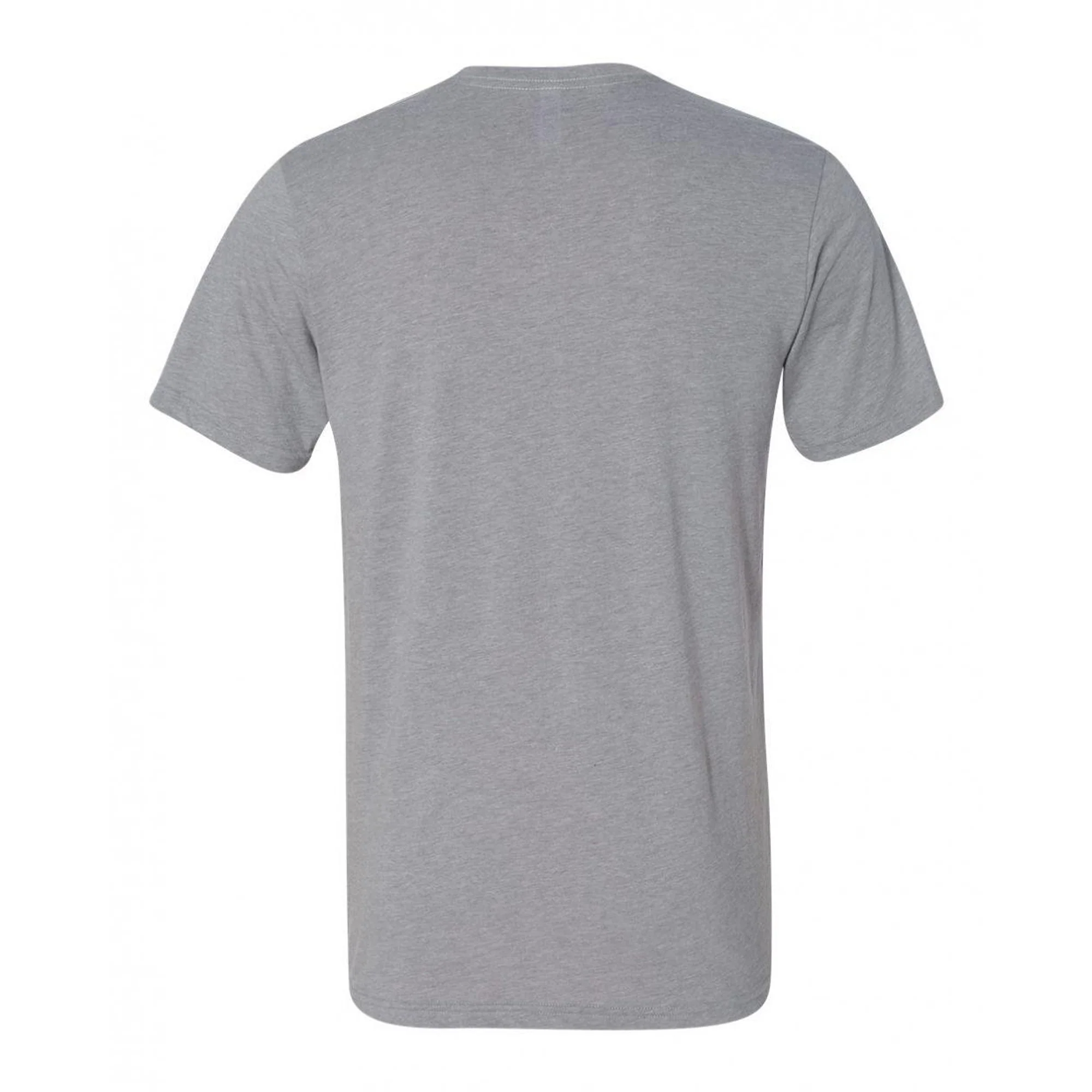 Iowa Faded Block Football Canvas Triblend T Shirt - Athletic Grey Triblend - Image 3