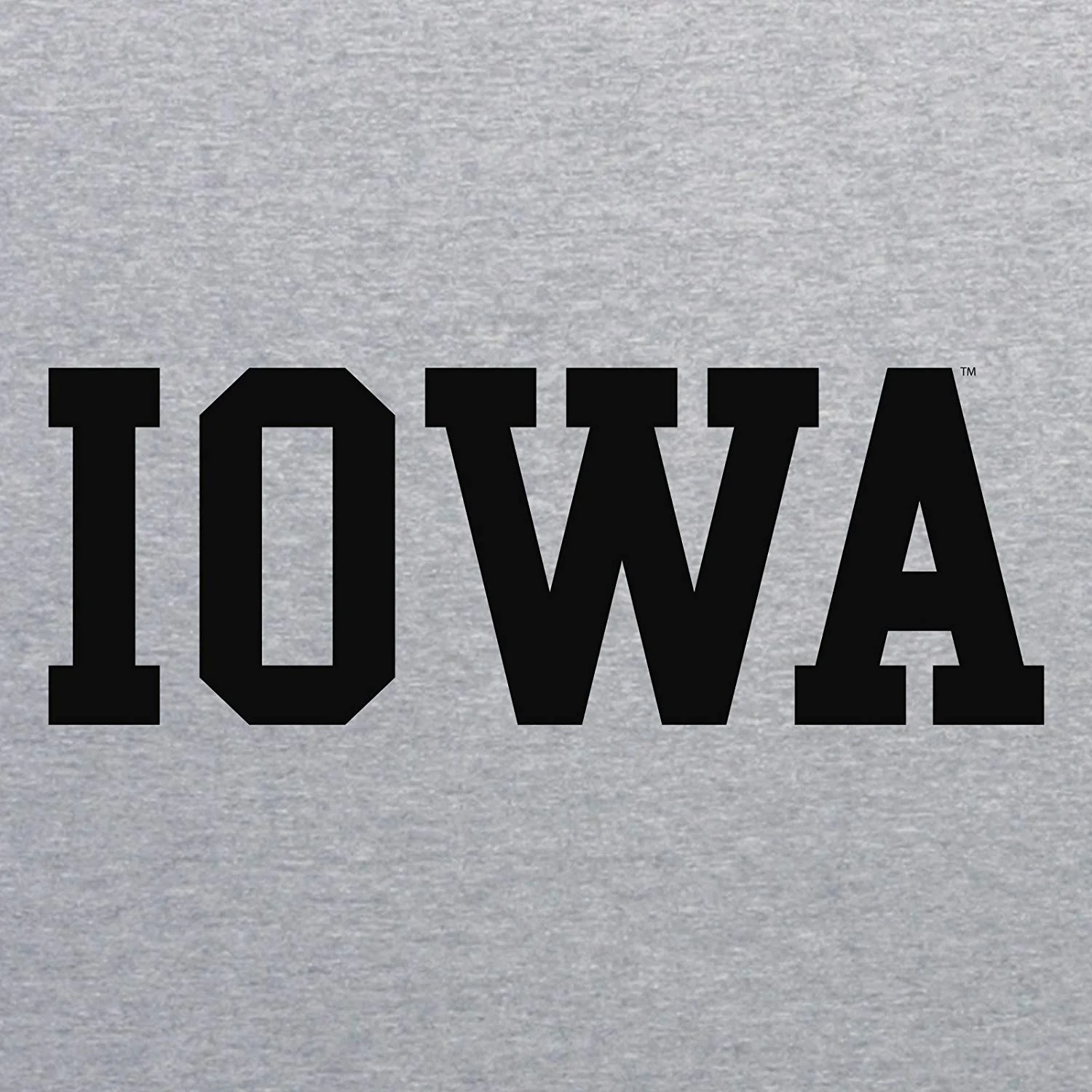 Iowa Hawkeyes Basic Block Tank Top - Sport Grey - Image 2