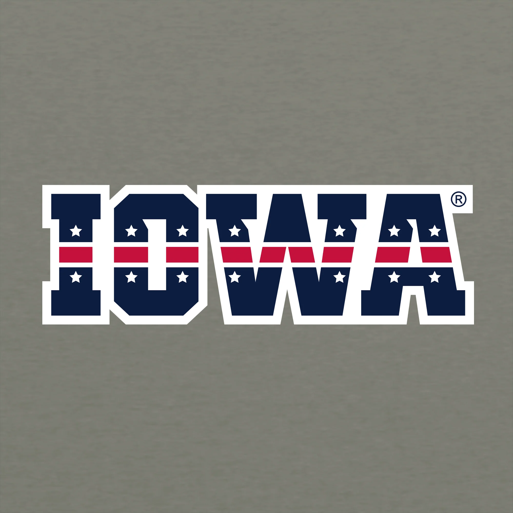 Iowa Hawkeyes Patriotic Wordmark T Shirt - Image 2
