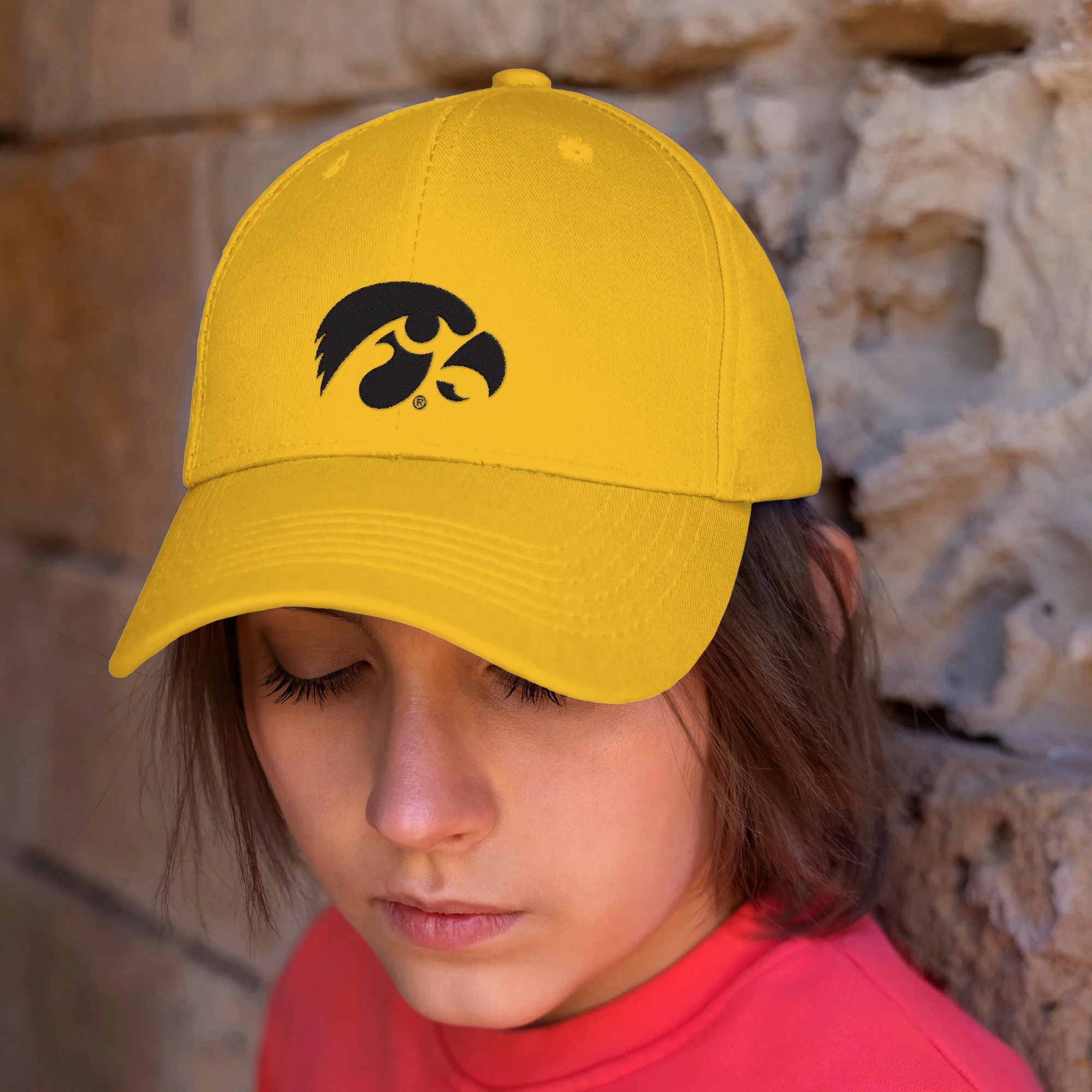 Iowa Hawkeyes Primary Logo Dad Hat - Image 6