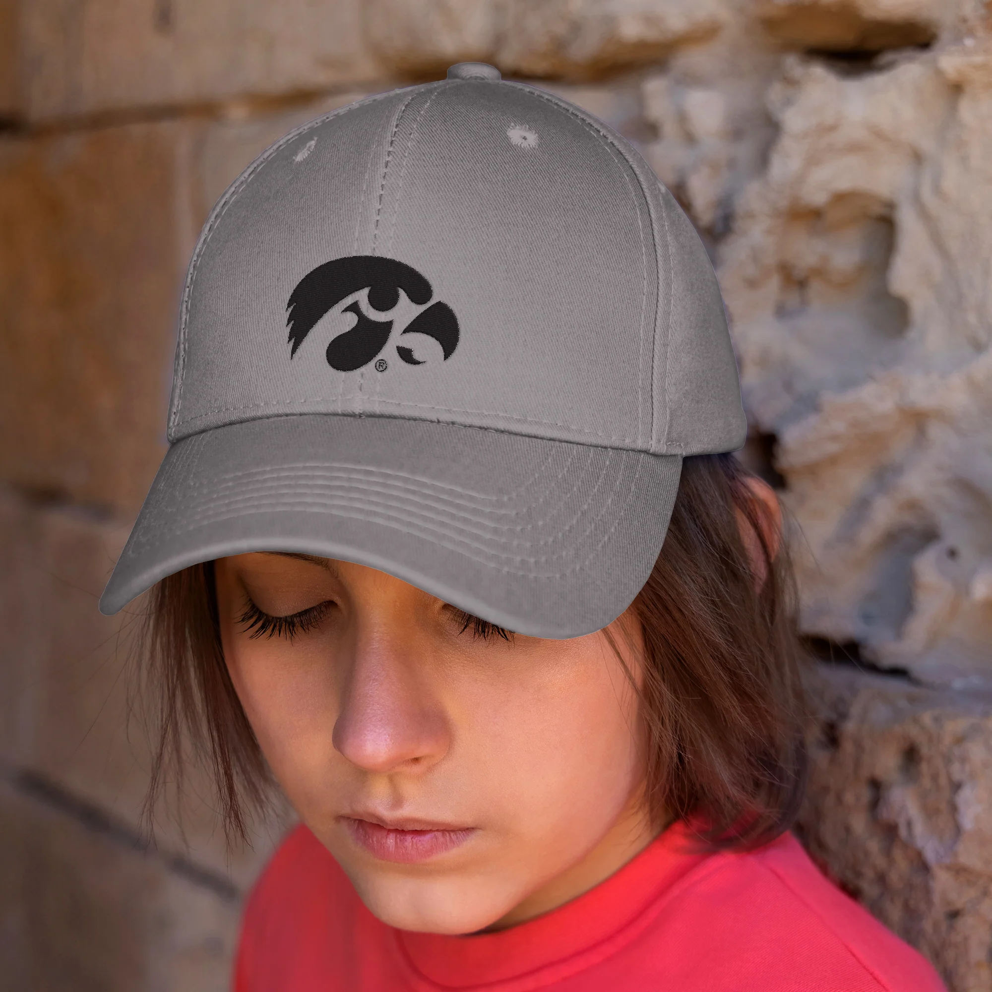 Iowa Hawkeyes Primary Logo Dad Hat - Image 9