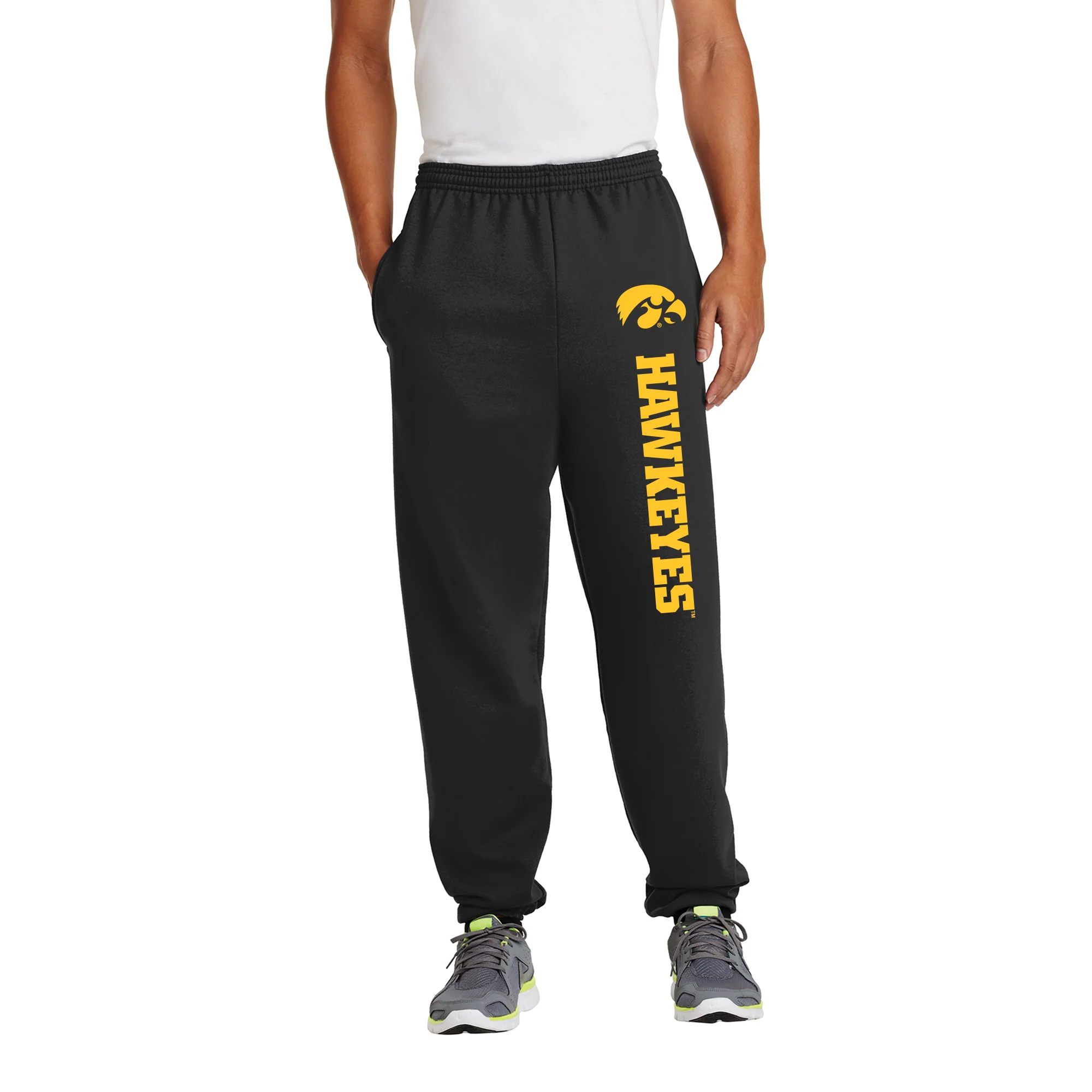 Iowa Logo Block JA BTB Sweatpants - Image 4