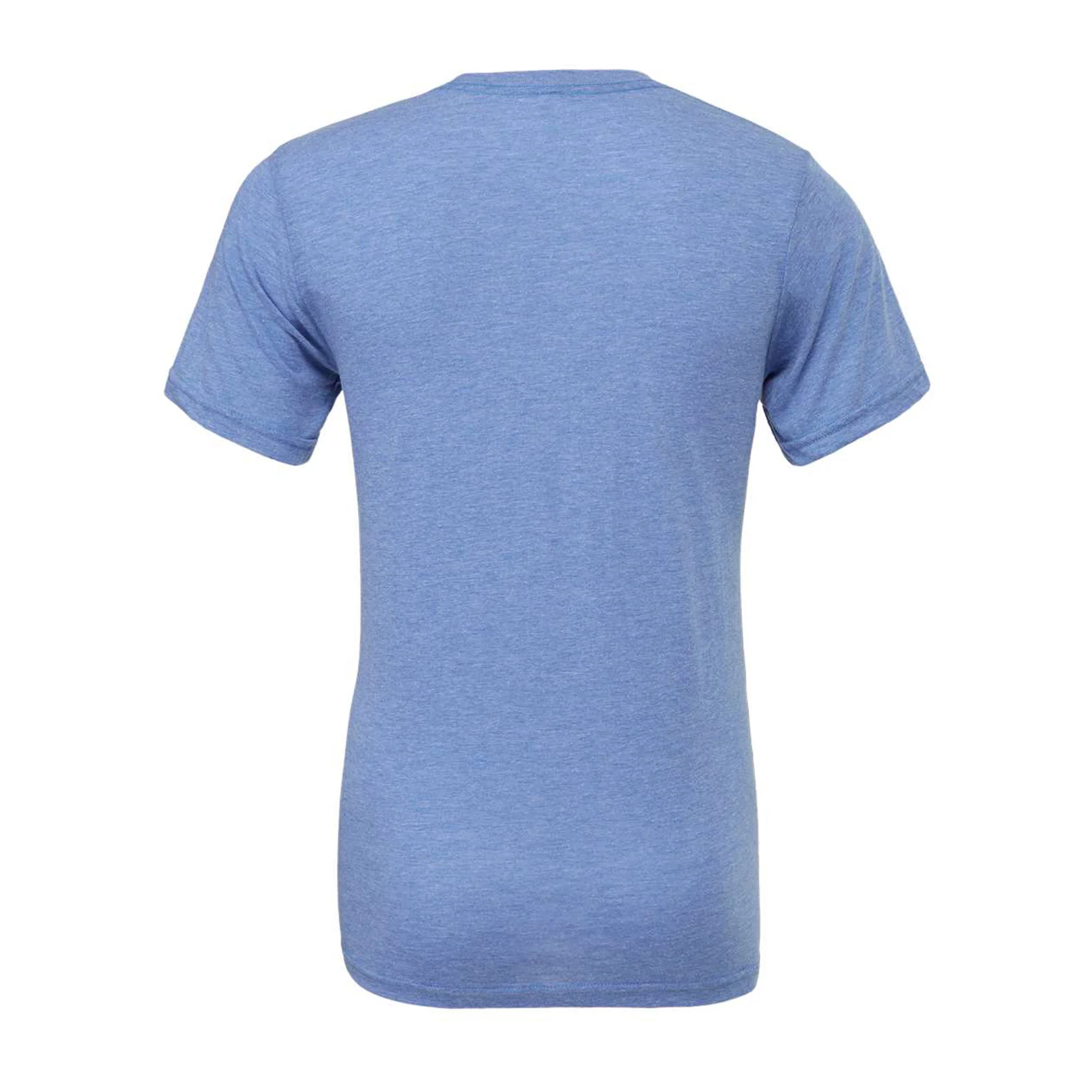 Iowa State Flag Triblend - Blue Triblend - Image 3
