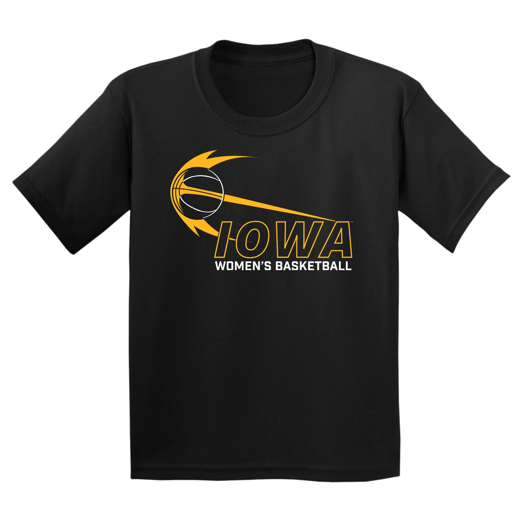 Iowa Women's Basketball Launch Youth T Shirt - Black