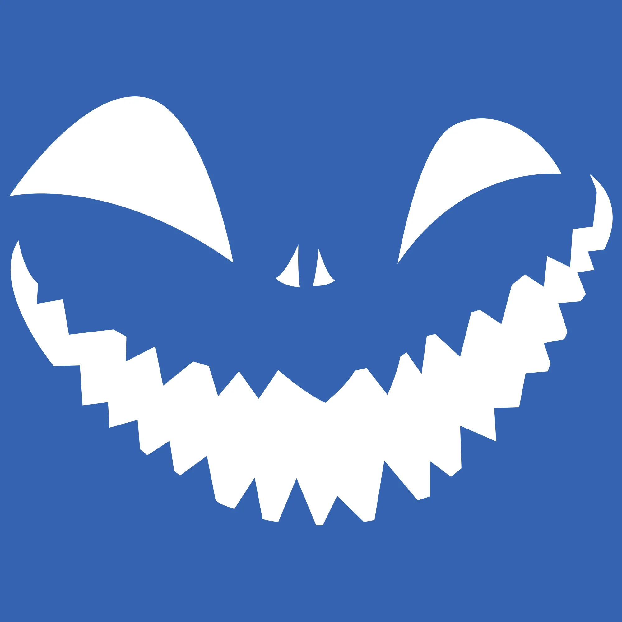 Jack-O-Lantern T-Shirt - Royal - Image 2