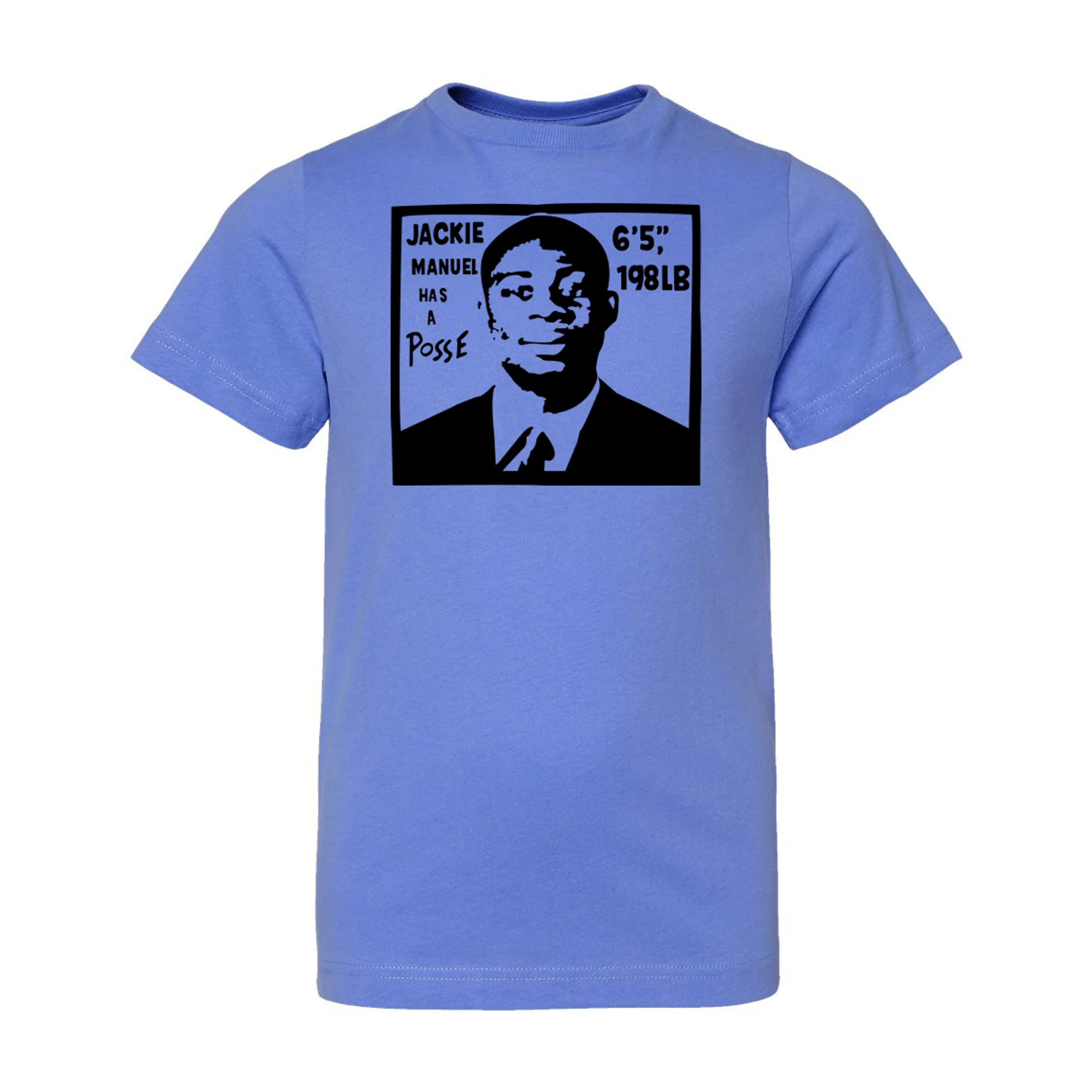 Jackie Manuel Youth Tee - Carolina Blue