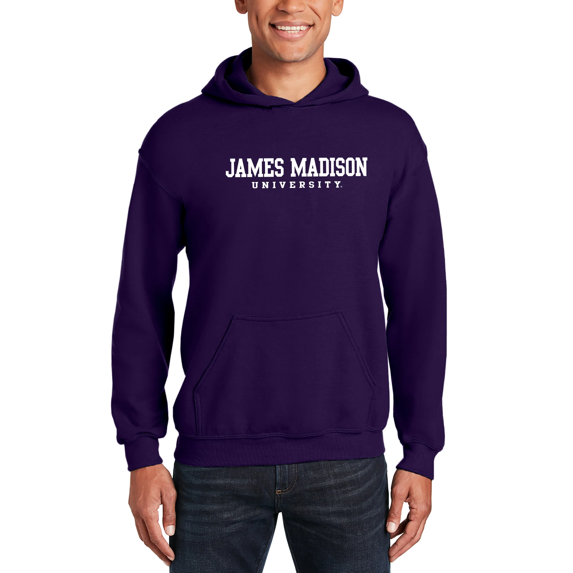 James Madison Basic Block Hoodie - Purple - Image 3