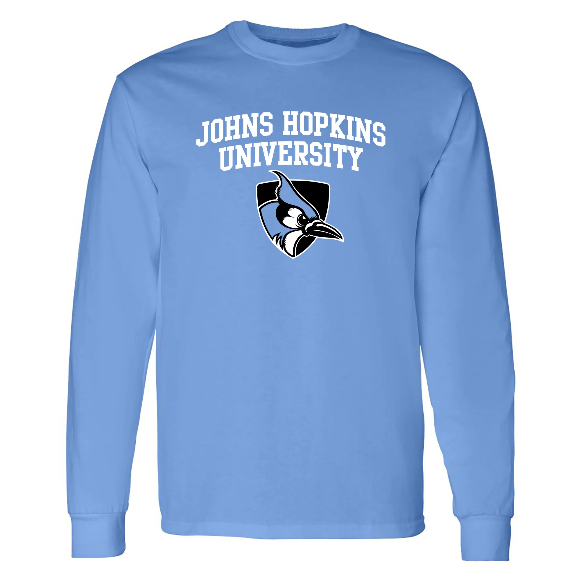 Johns Hopkins Blue Jays Arch Logo Long Sleeve