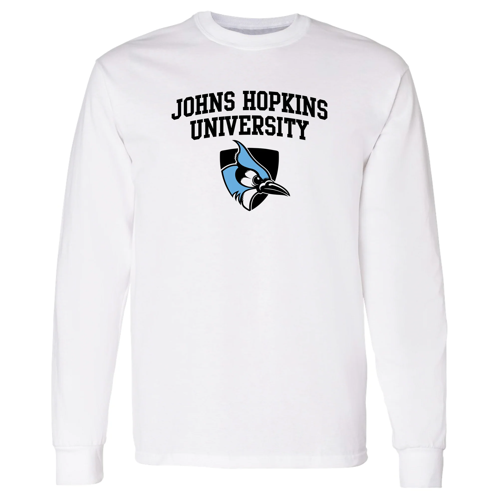 Johns Hopkins Blue Jays Arch Logo Long Sleeve - Image 2