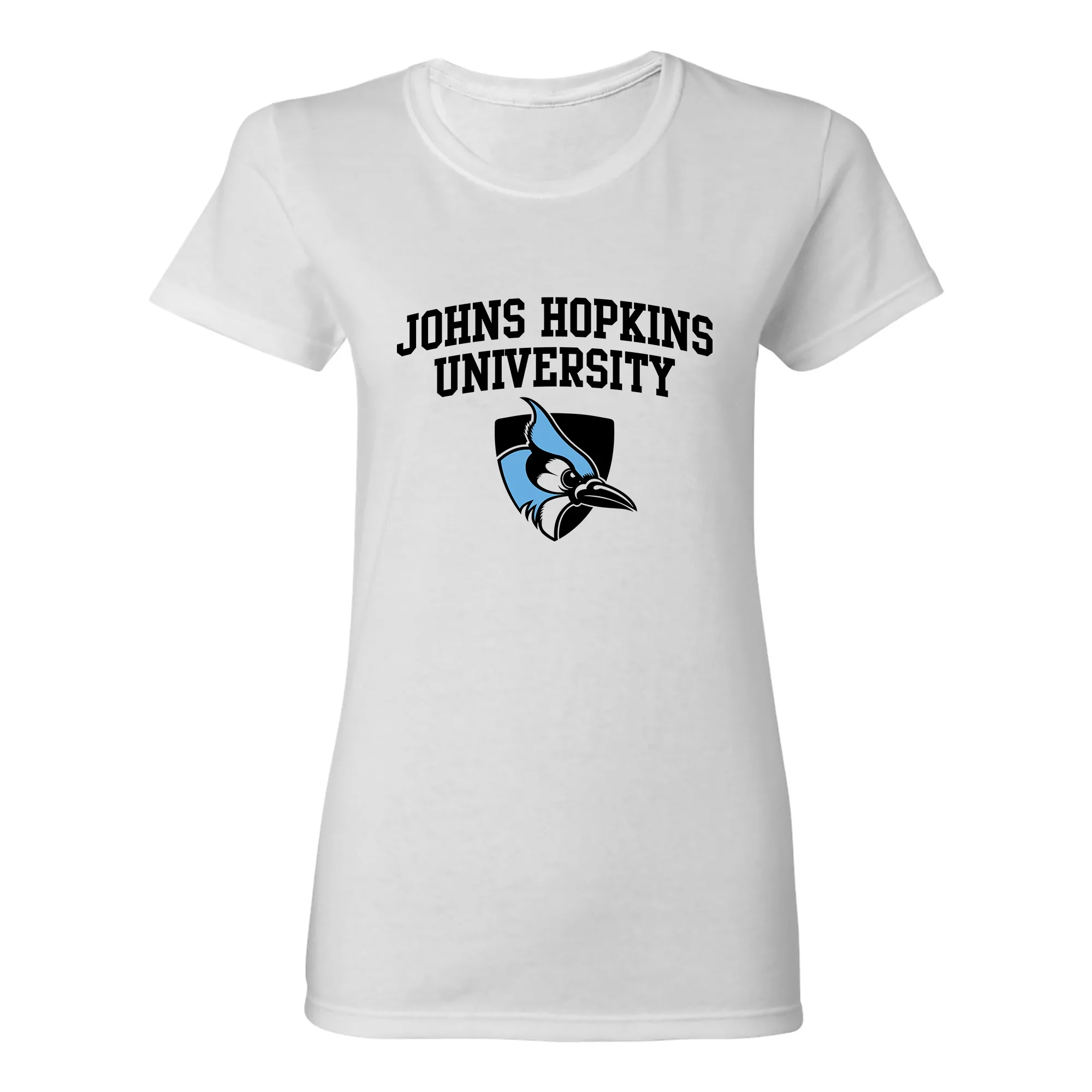 Johns Hopkins Blue Jays Arch Logo Women's T-Shirt - Image 2