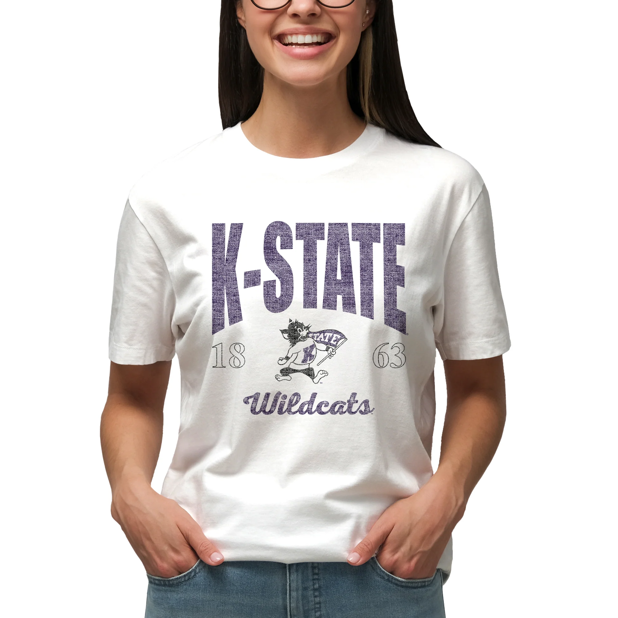 K-State Giving Noise T-Shirt - White - Image 4