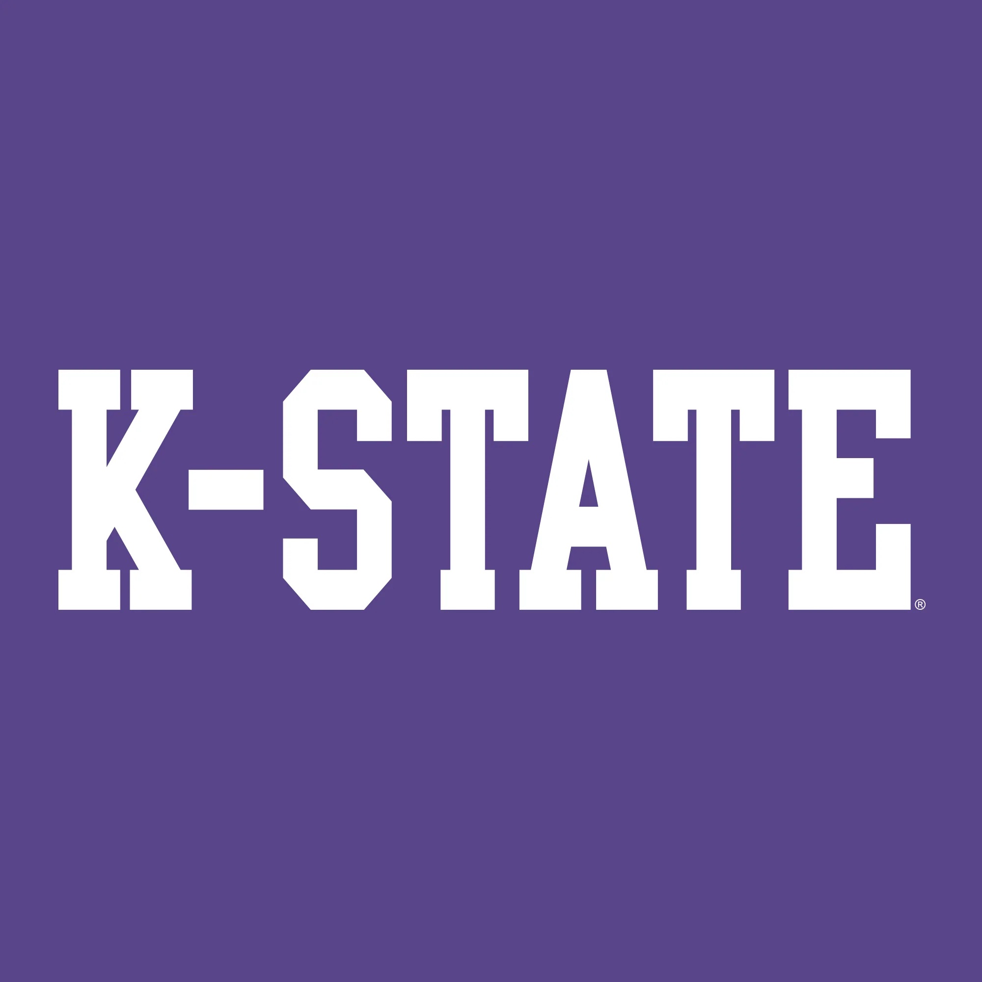 Kansas State University Wildcats Basic Block Cotton Youth T-Shirt - Purple - Image 2