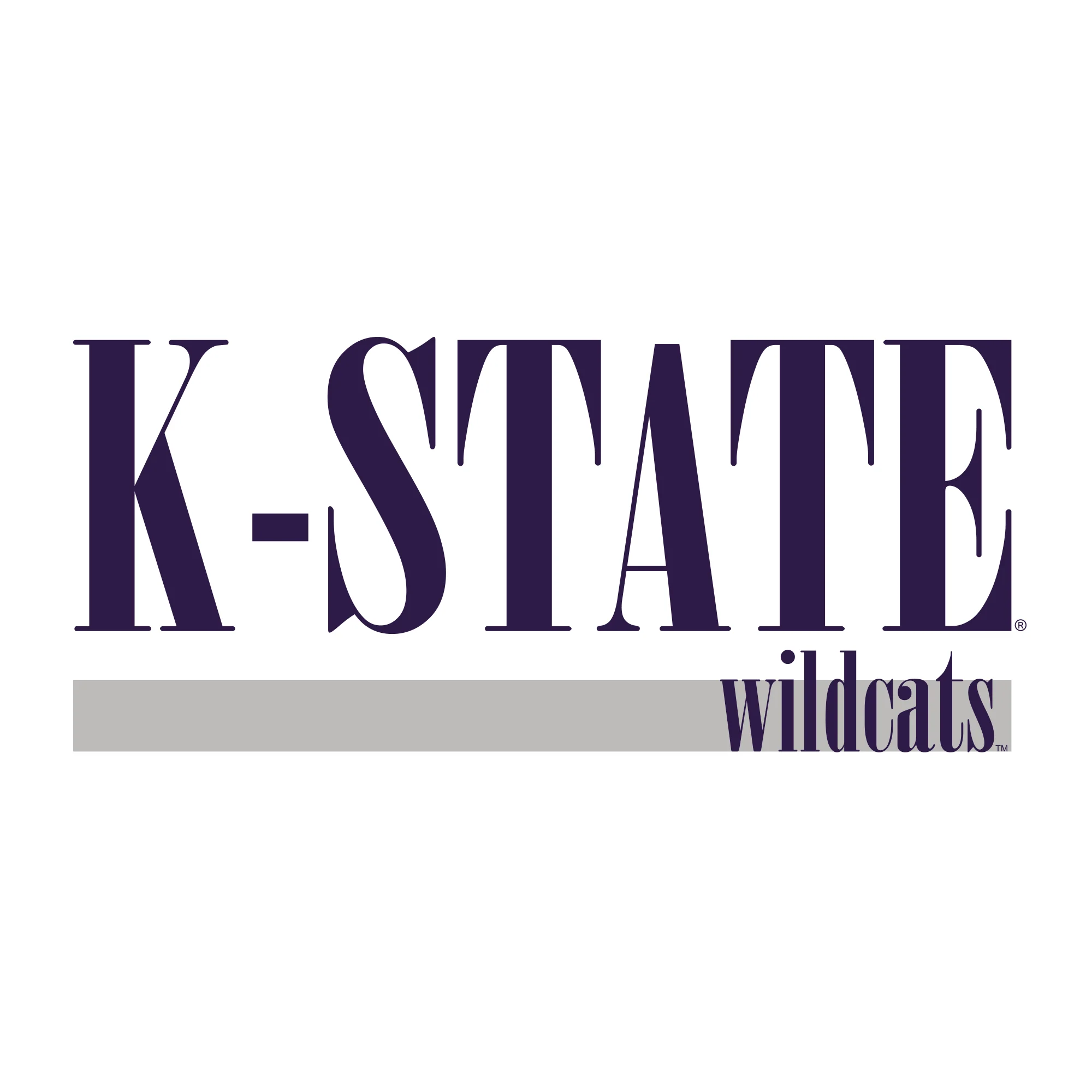 Kansas State University Wildcats Boldline Basic Cotton Tank Top - White - Image 2