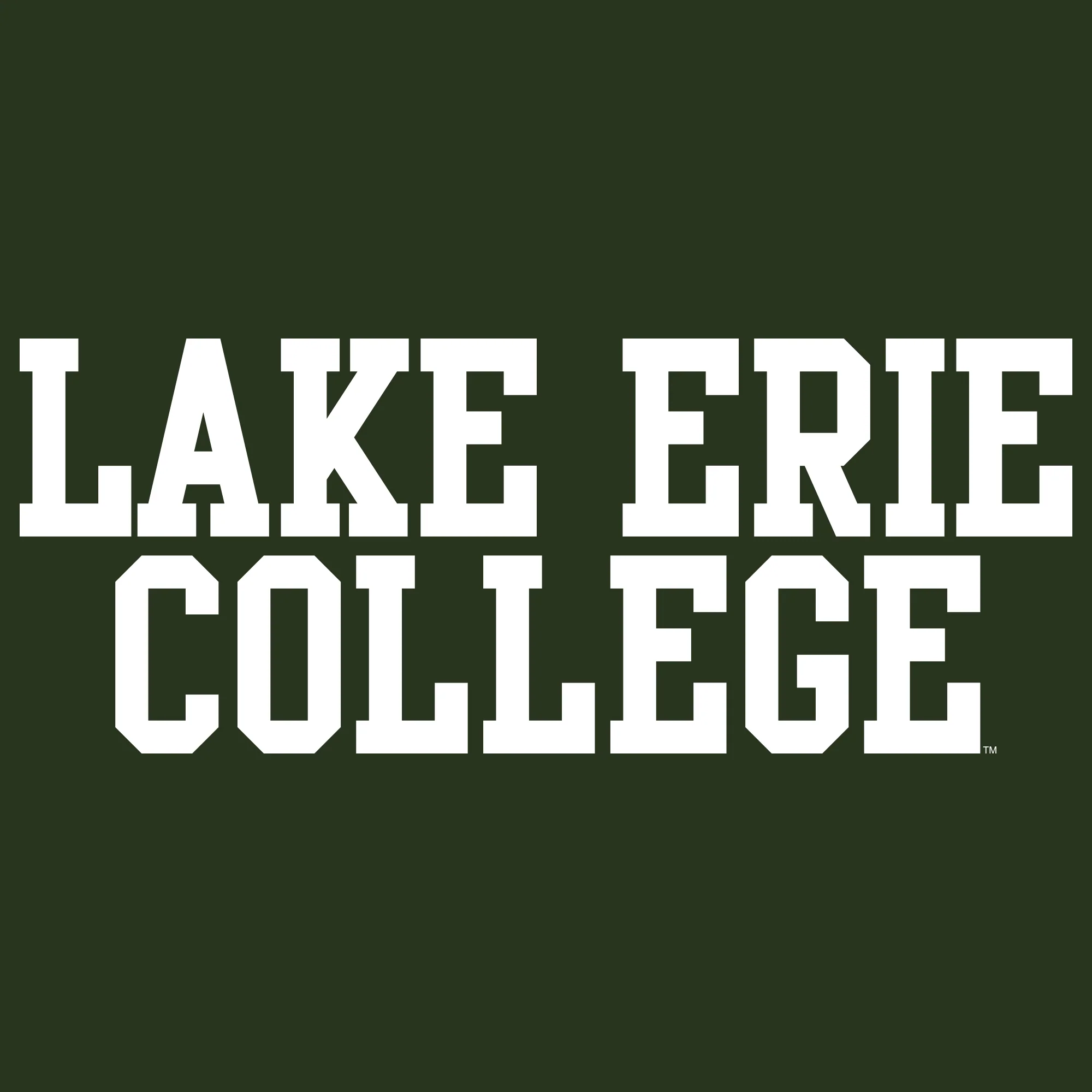 Lake Erie College Storm Basic Block Women's Short Sleeve T Shirt - Forest - Image 2