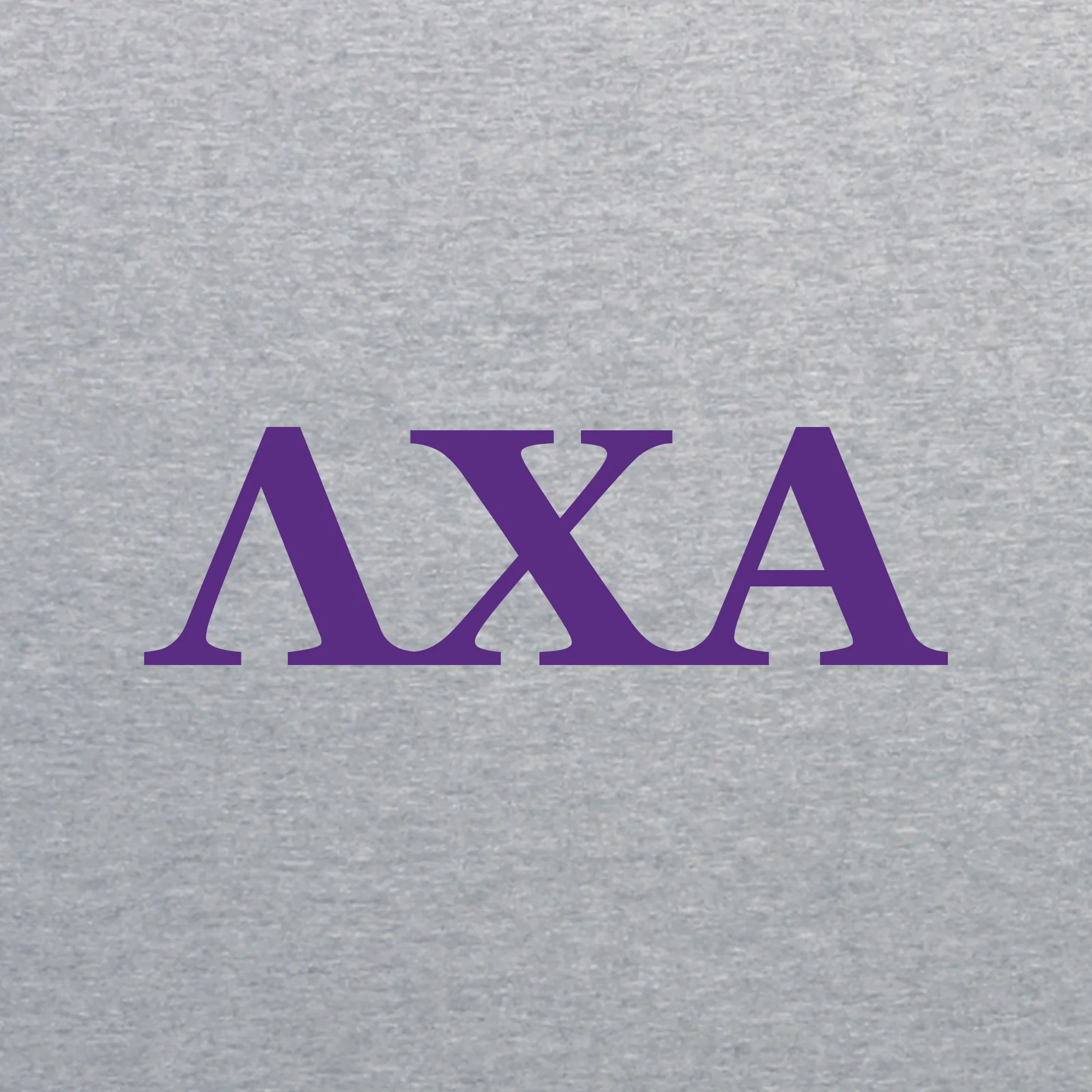 Lambda Chi Alpha Greek Letter Block Long Sleeve - Sport Grey - Image 2