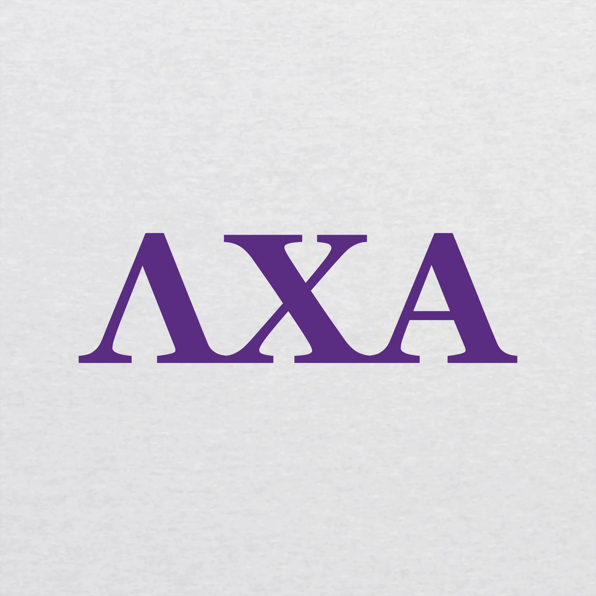 Lambda Chi Alpha Greek Letter Block Triblend T-Shirt - Heather White - Image 2