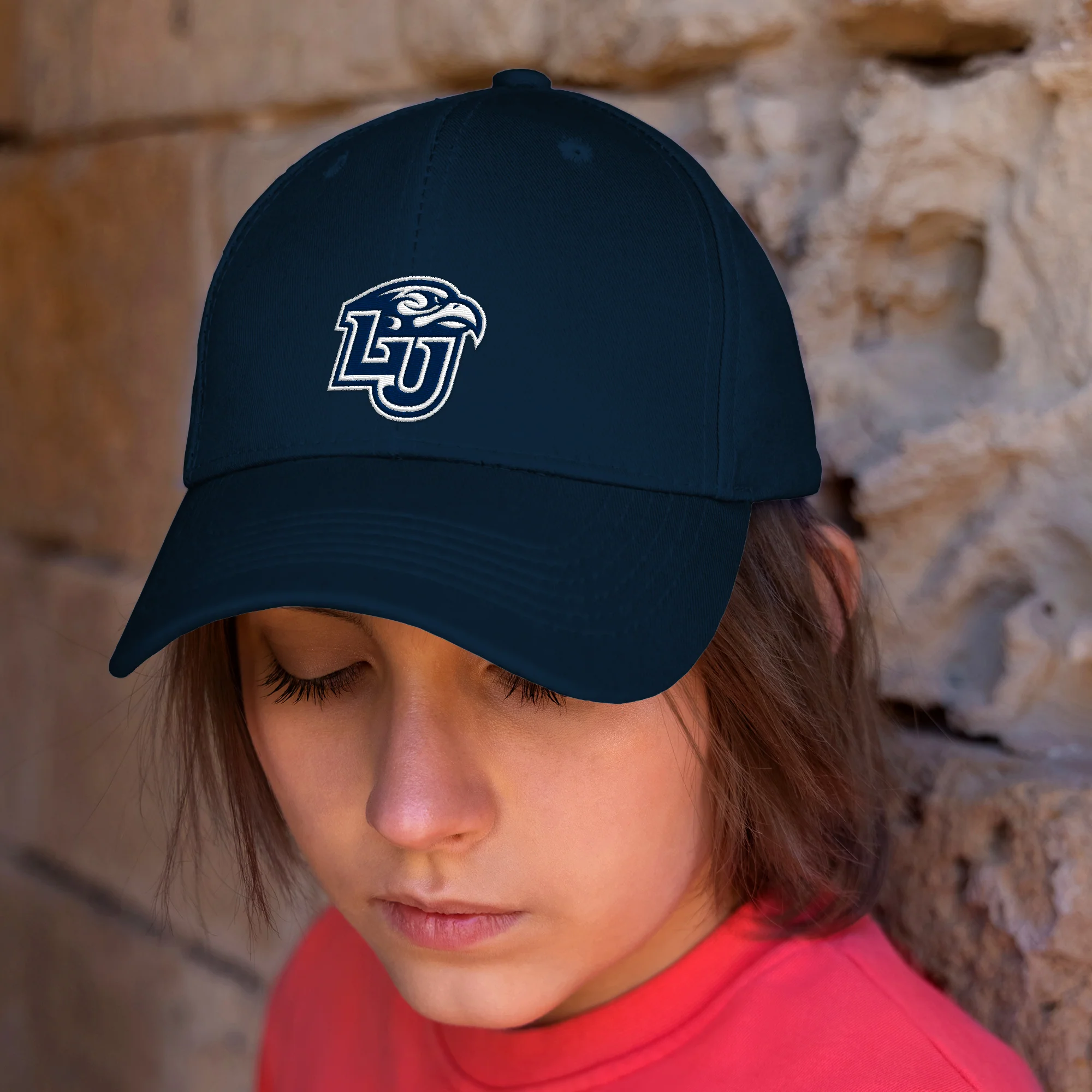 Liberty Flames Primary Logo Dad Hat - Image 3
