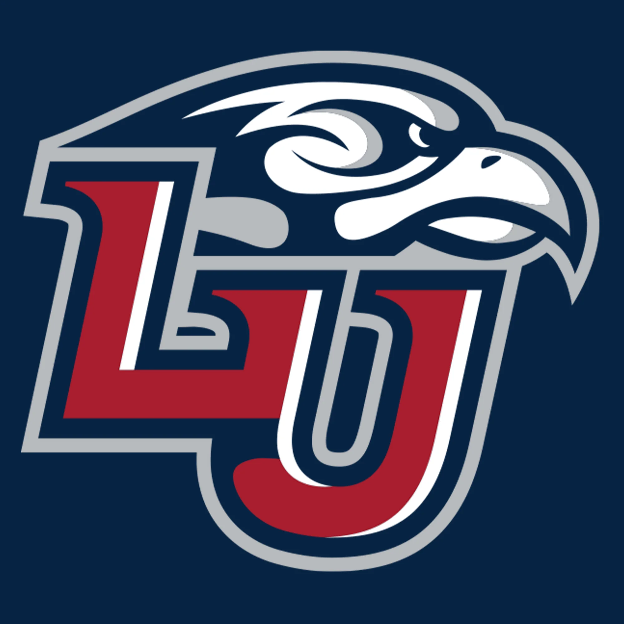 Liberty Flames Primary Logo Sweatpants - Navy - Image 2