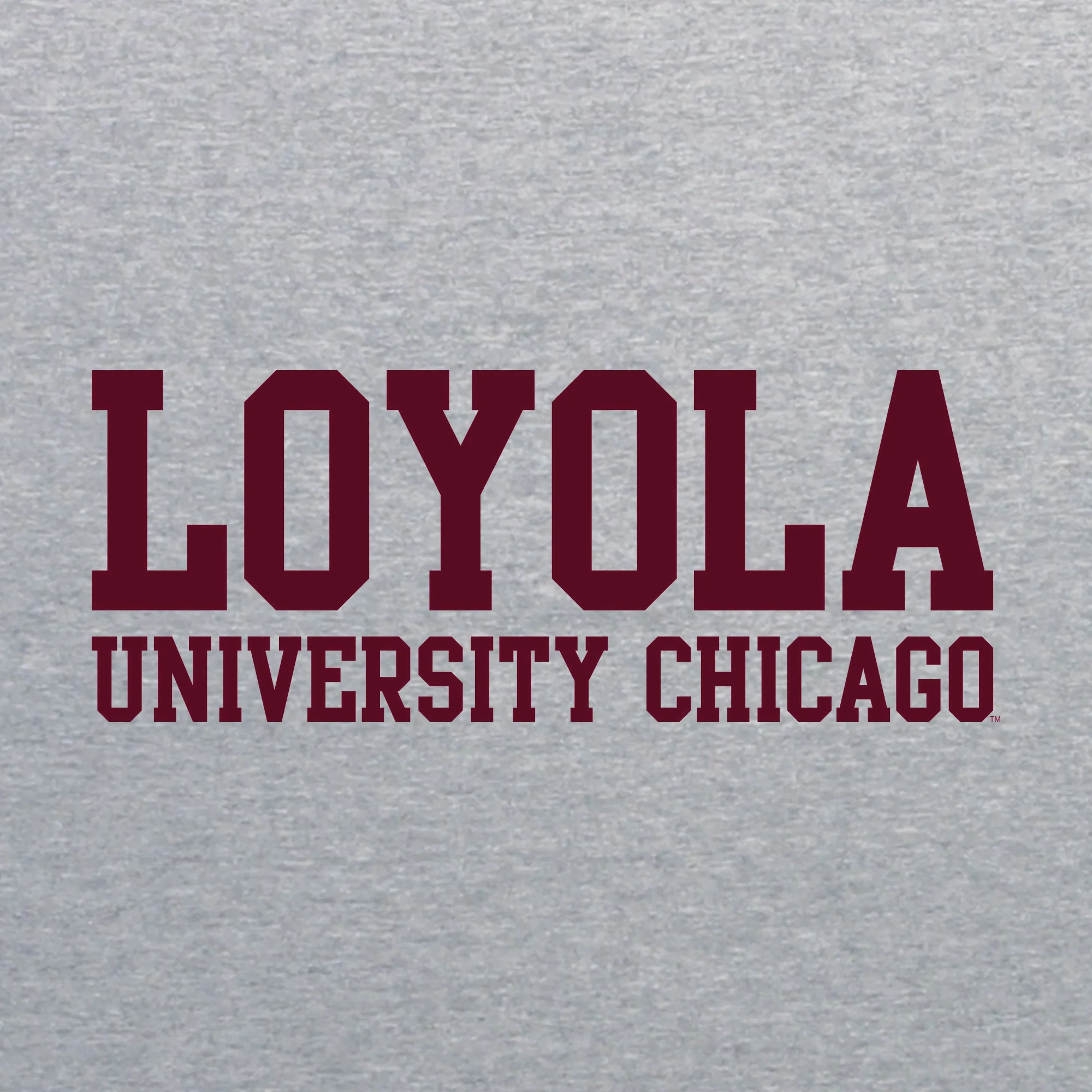 Loyola University Chicago Ramblers Basic Block Hoodie - Sport Grey - Image 8