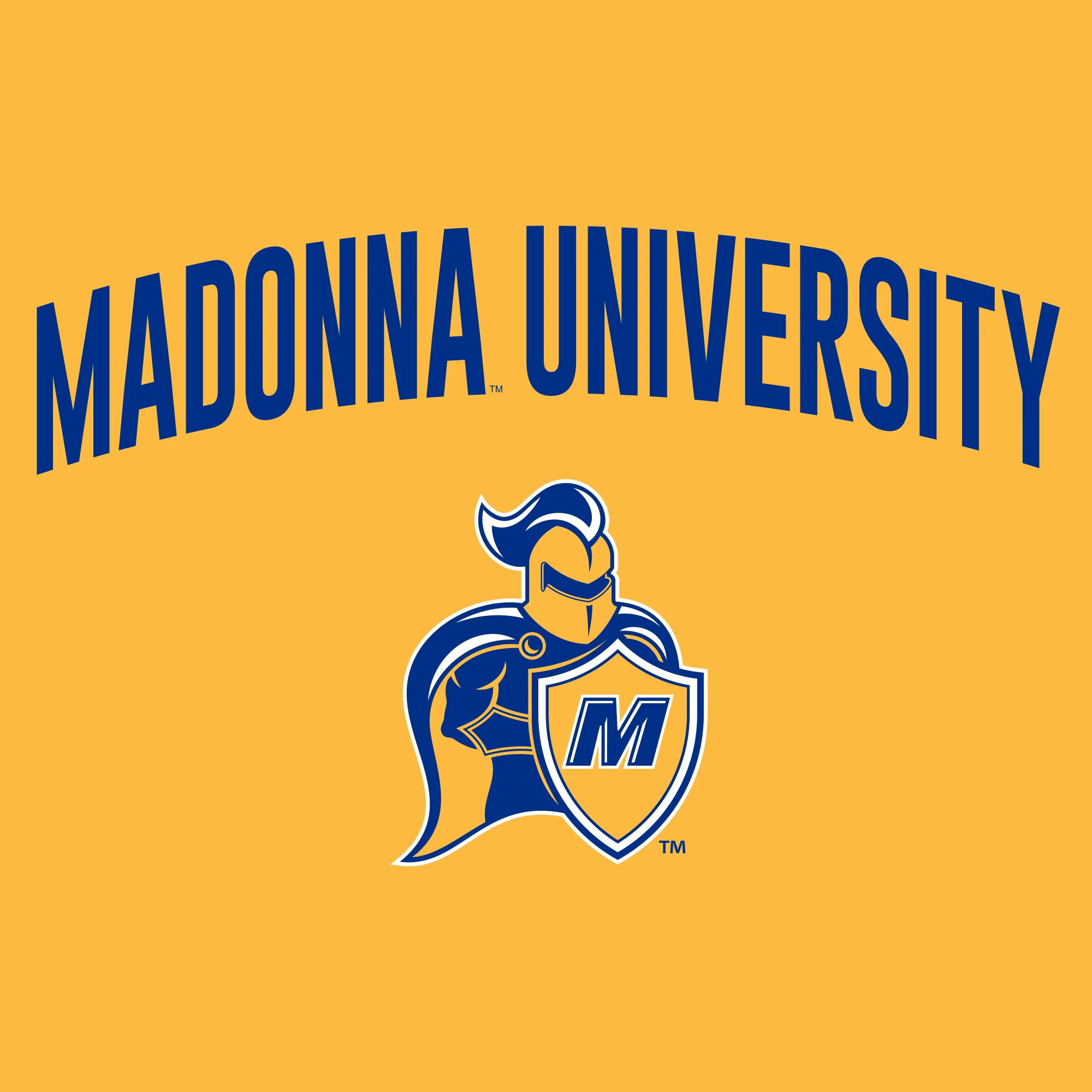 Madonna Arch Logo Long Sleeve - Gold - Image 2