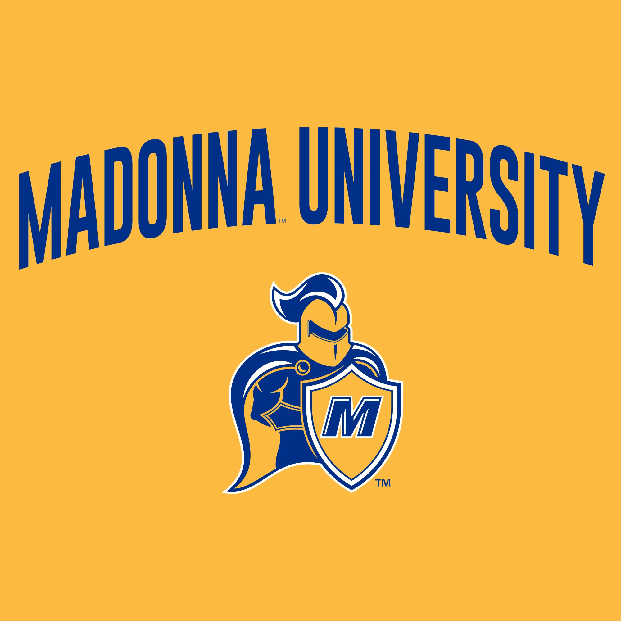 Madonna Arch Logo T-Shirt - Gold - Image 2