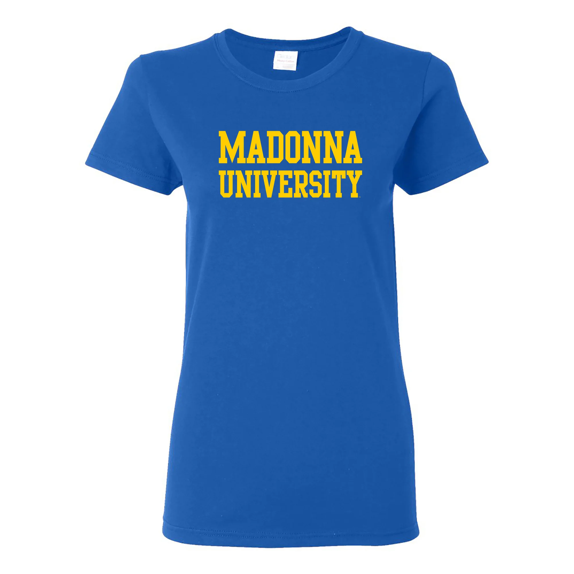 Madonna University Crusaders Basic Block Women's T-Shirt - Royal