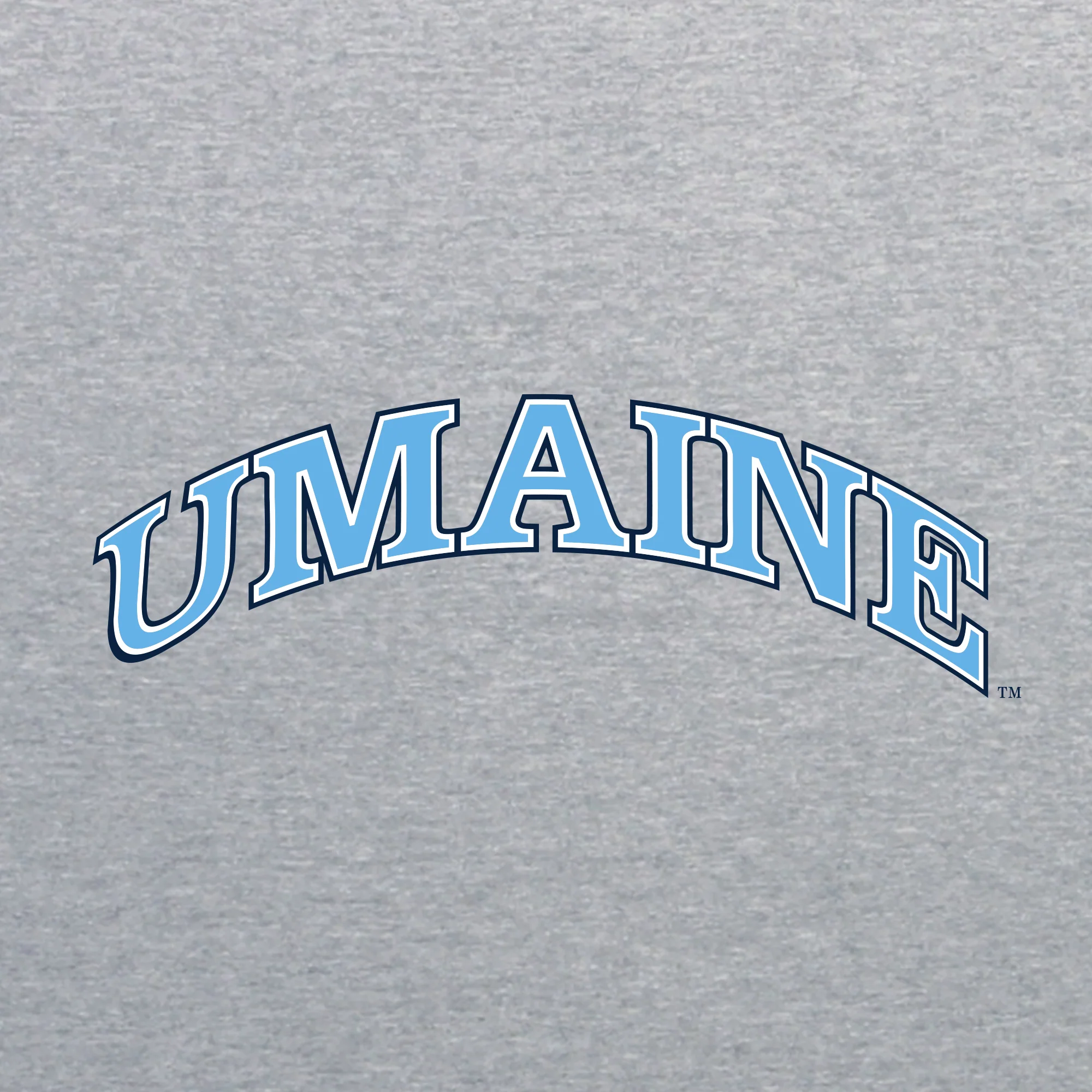 Maine Black Bears Arch Logo Youth T Shirt - Sport Grey - Image 2