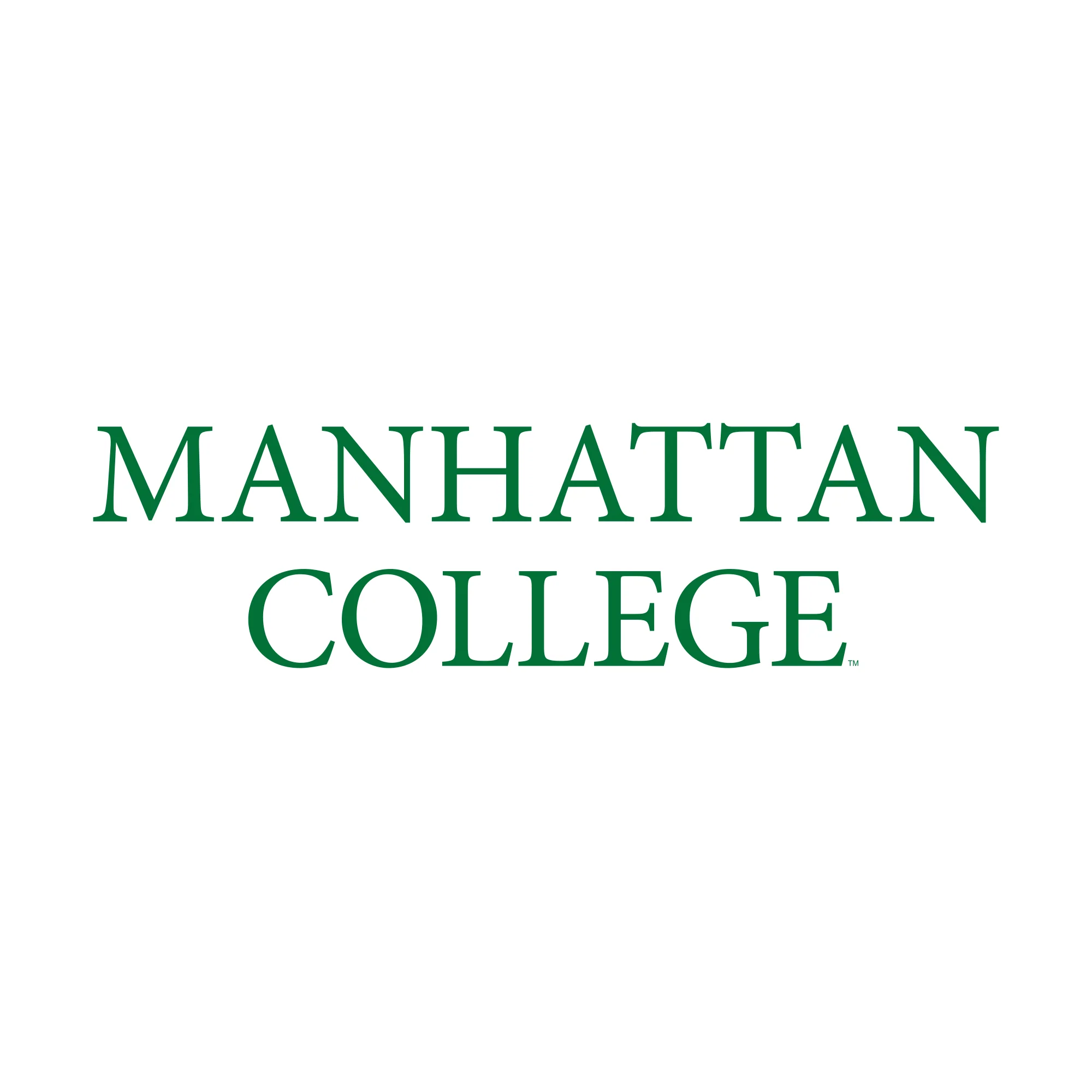 Manhattan College Jaspers Basic Block Short Sleeve Women's T Shirt - White - Image 2