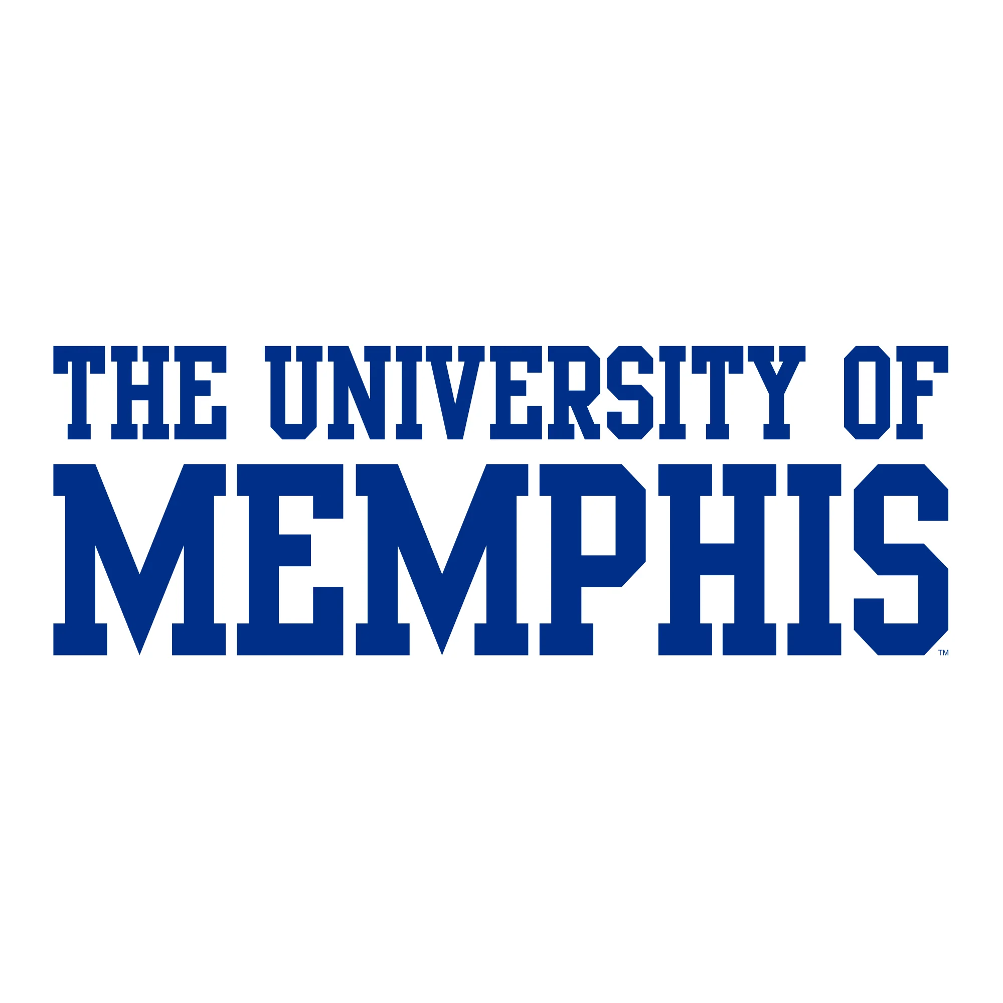Memphis Tigers Basic Block Short Sleeve T-Shirt - White - Image 2
