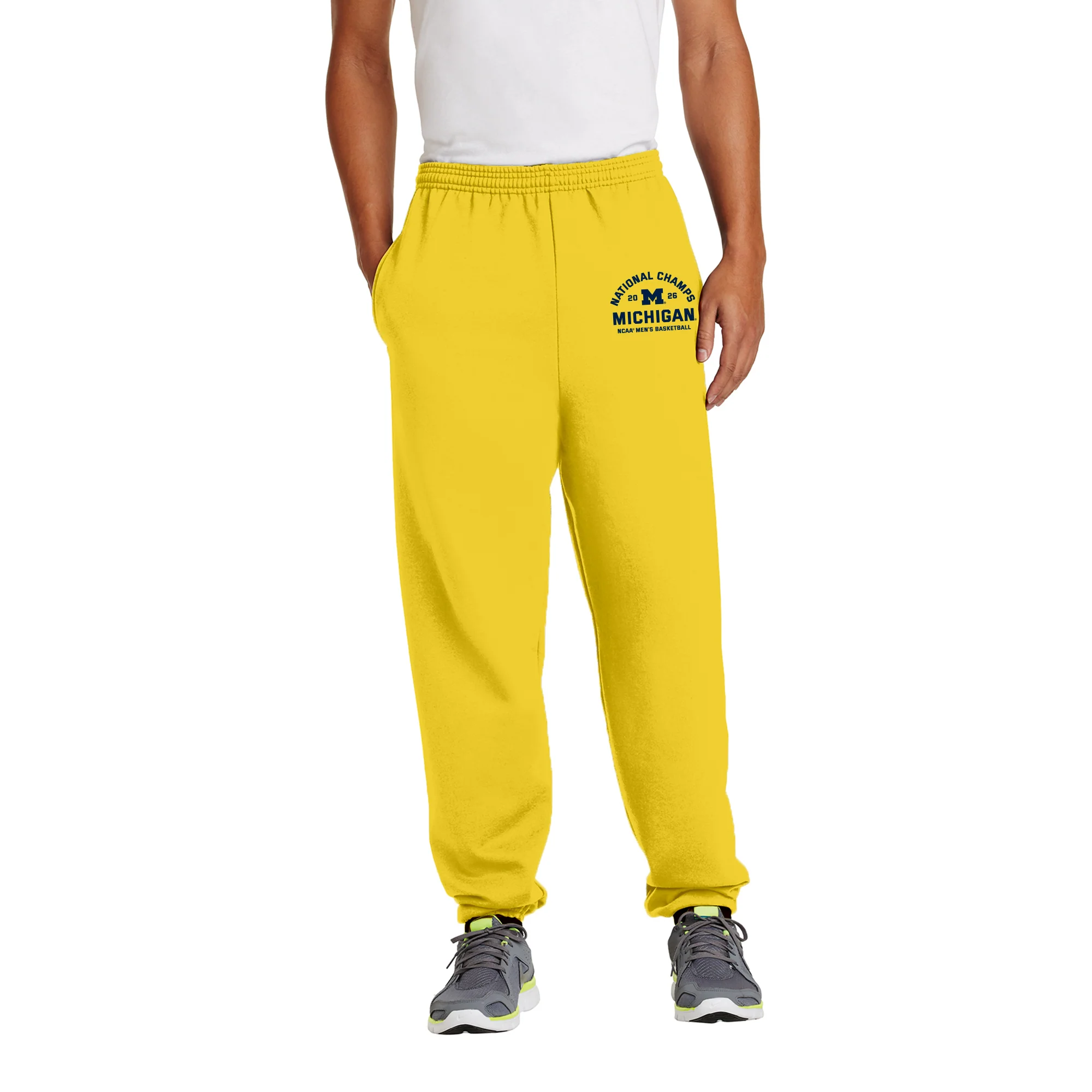 Michigan 2026 Basketball National Champions Blocker Sweatpants - Image 6