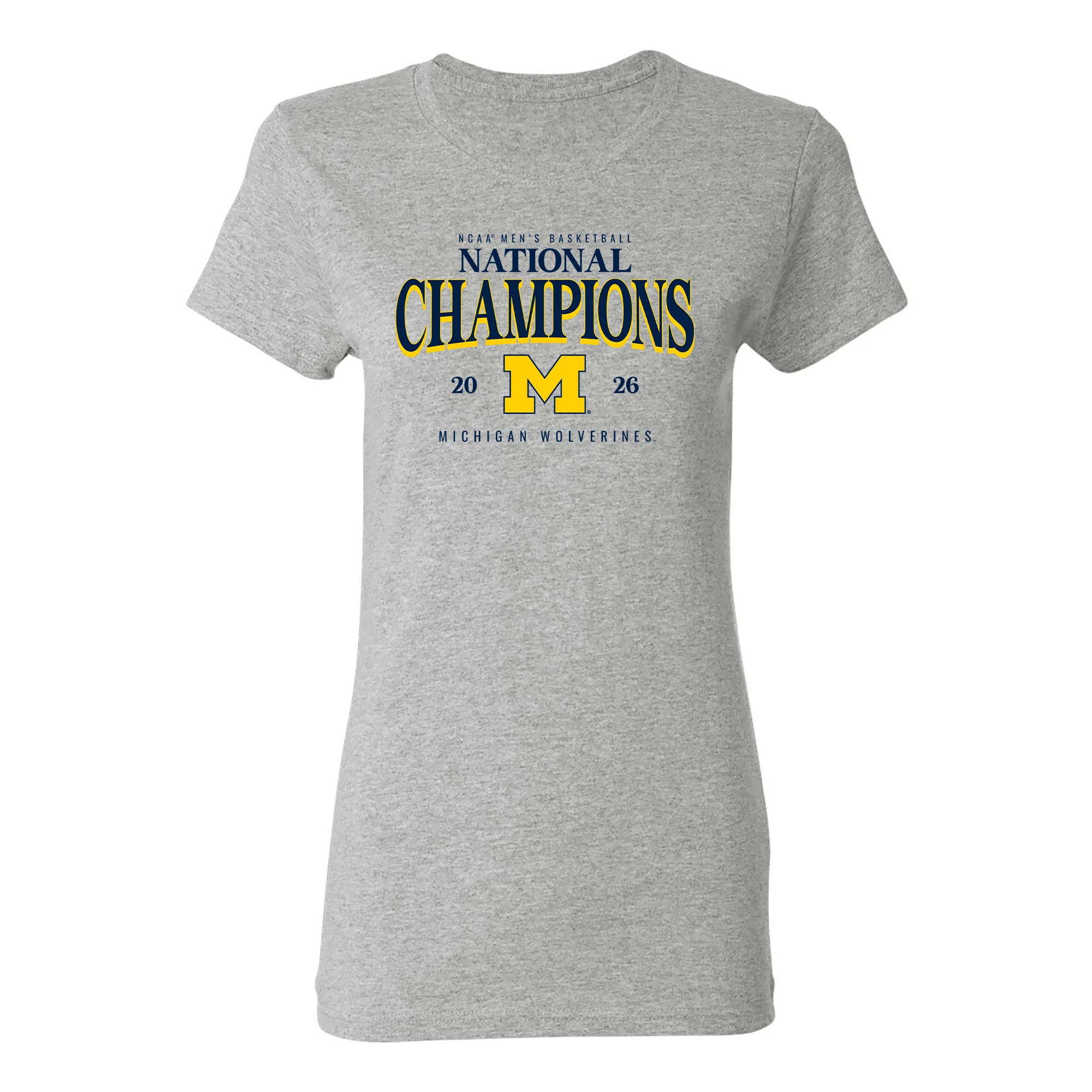 Michigan 2026 Basketball National Champions Graded Womens T-Shirt - Image 2