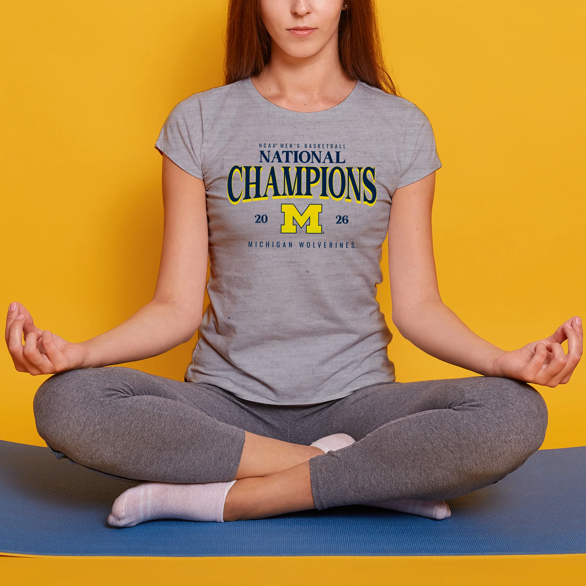 Michigan 2026 Basketball National Champions Graded Womens T-Shirt - Image 8