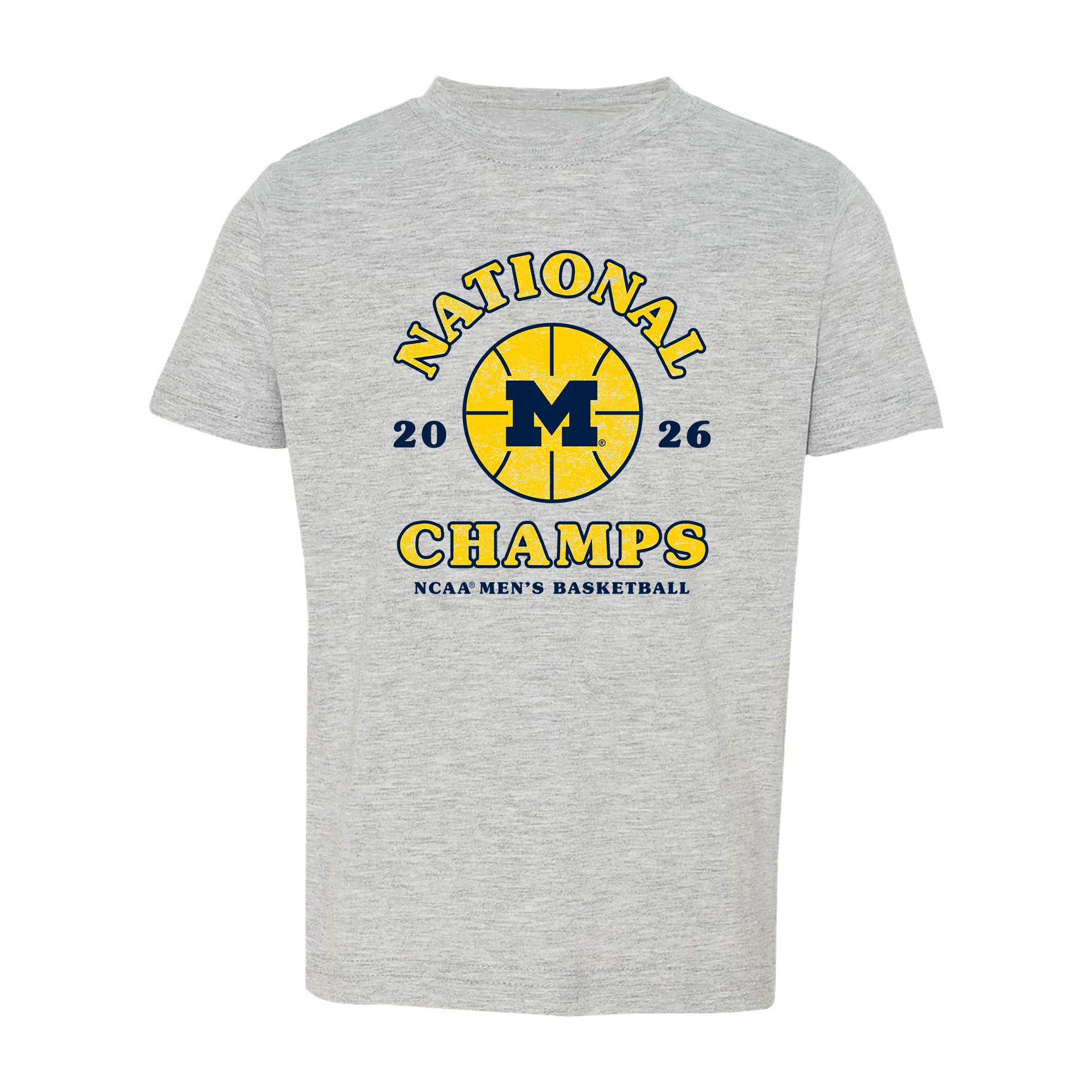 Michigan 2026 Basketball National Champions Retro Shootout Toddler T-Shirt