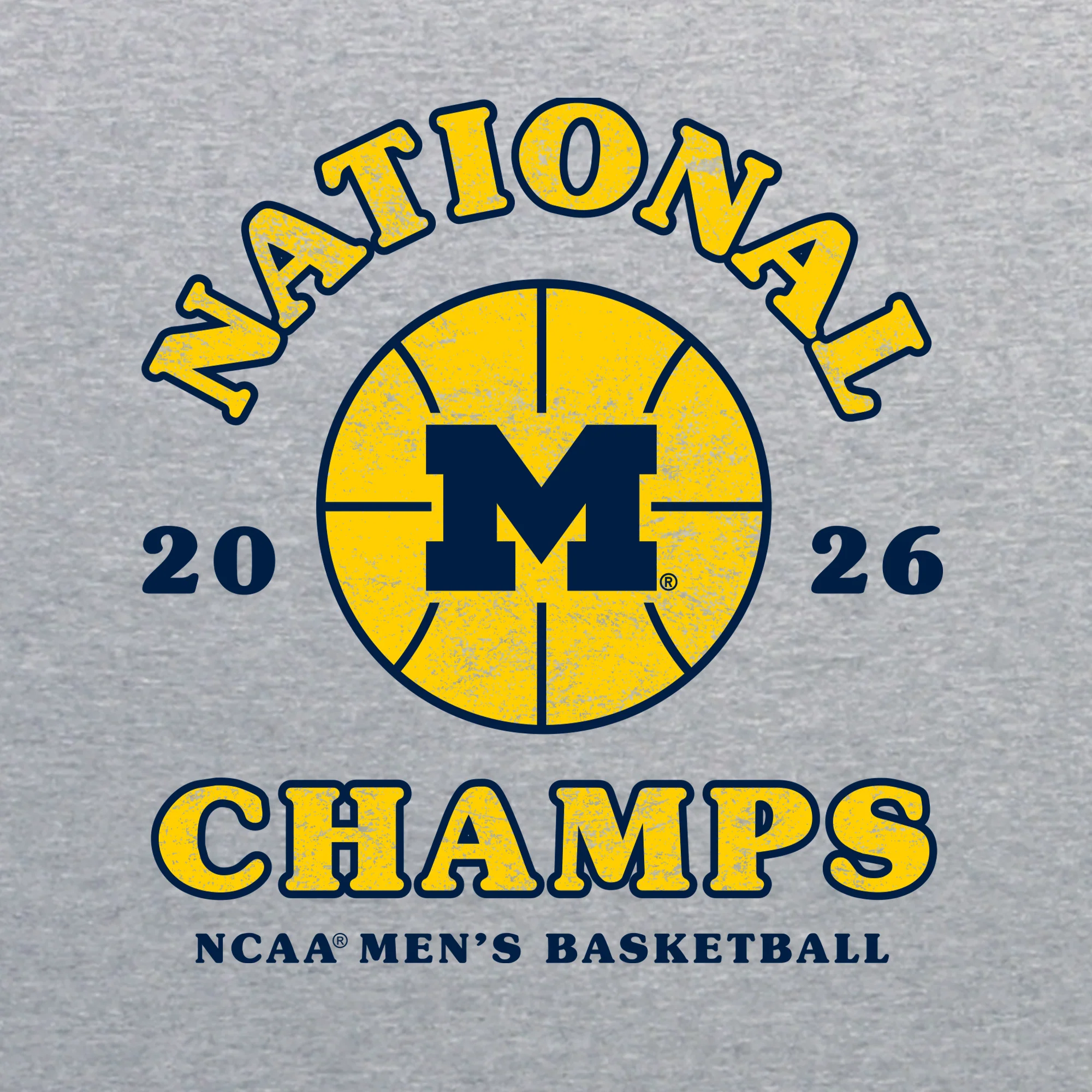 Michigan 2026 Basketball National Champions Retro Shootout Toddler T-Shirt - Image 3