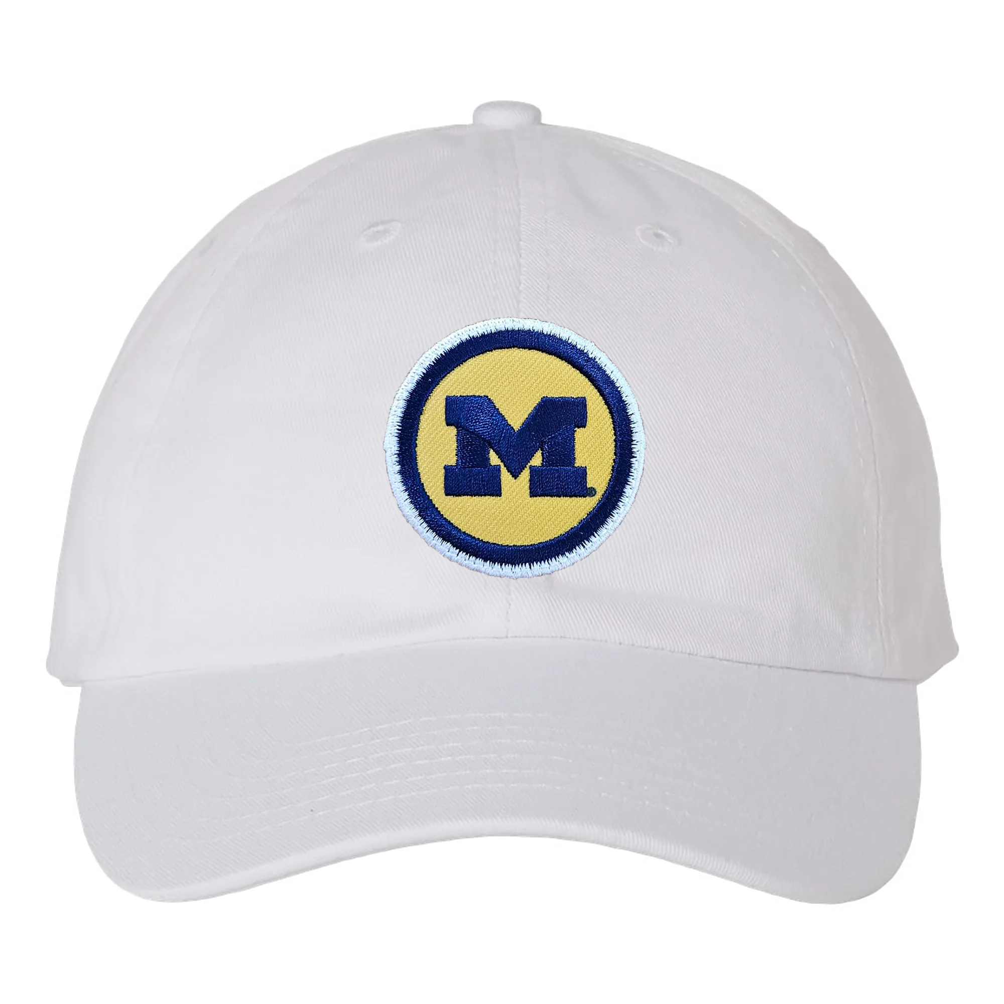 Michigan Circle Logo Patch Adult Bio-Washed Classic Dad Hat - Image 2
