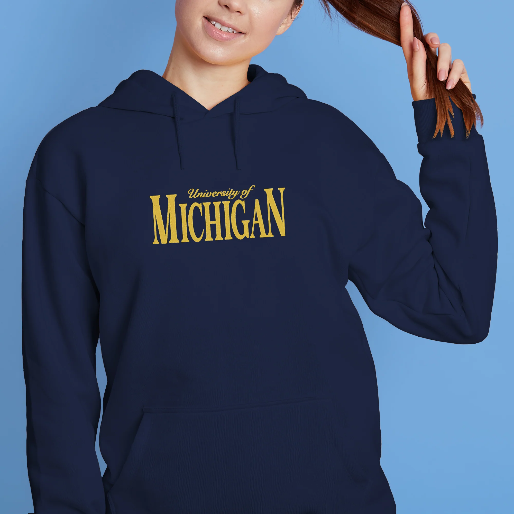 Michigan Classic Rally EMB JA BTB Fleece Hoodie - Image 5