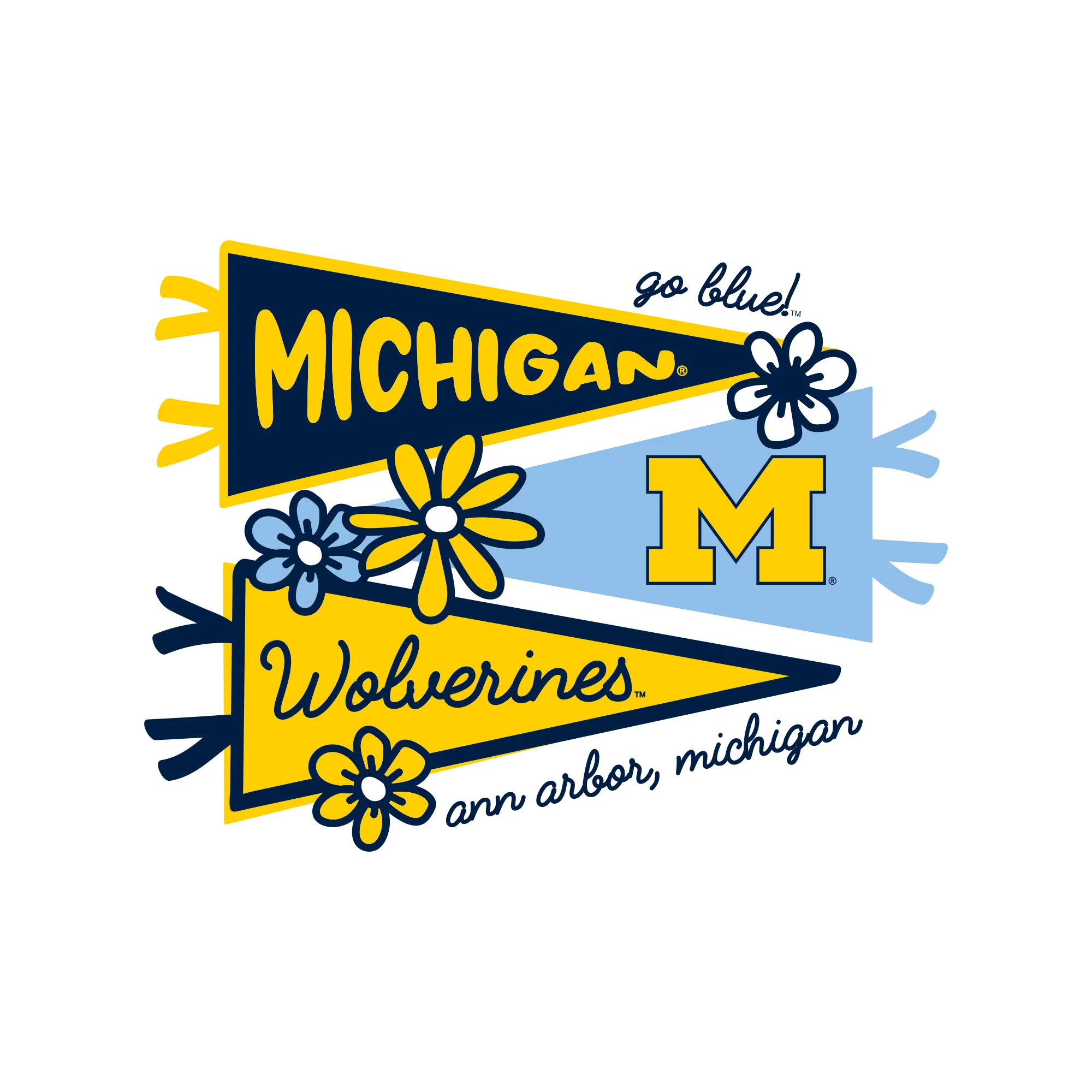 Michigan Cute Pennant NLA T-Shirt - Image 5