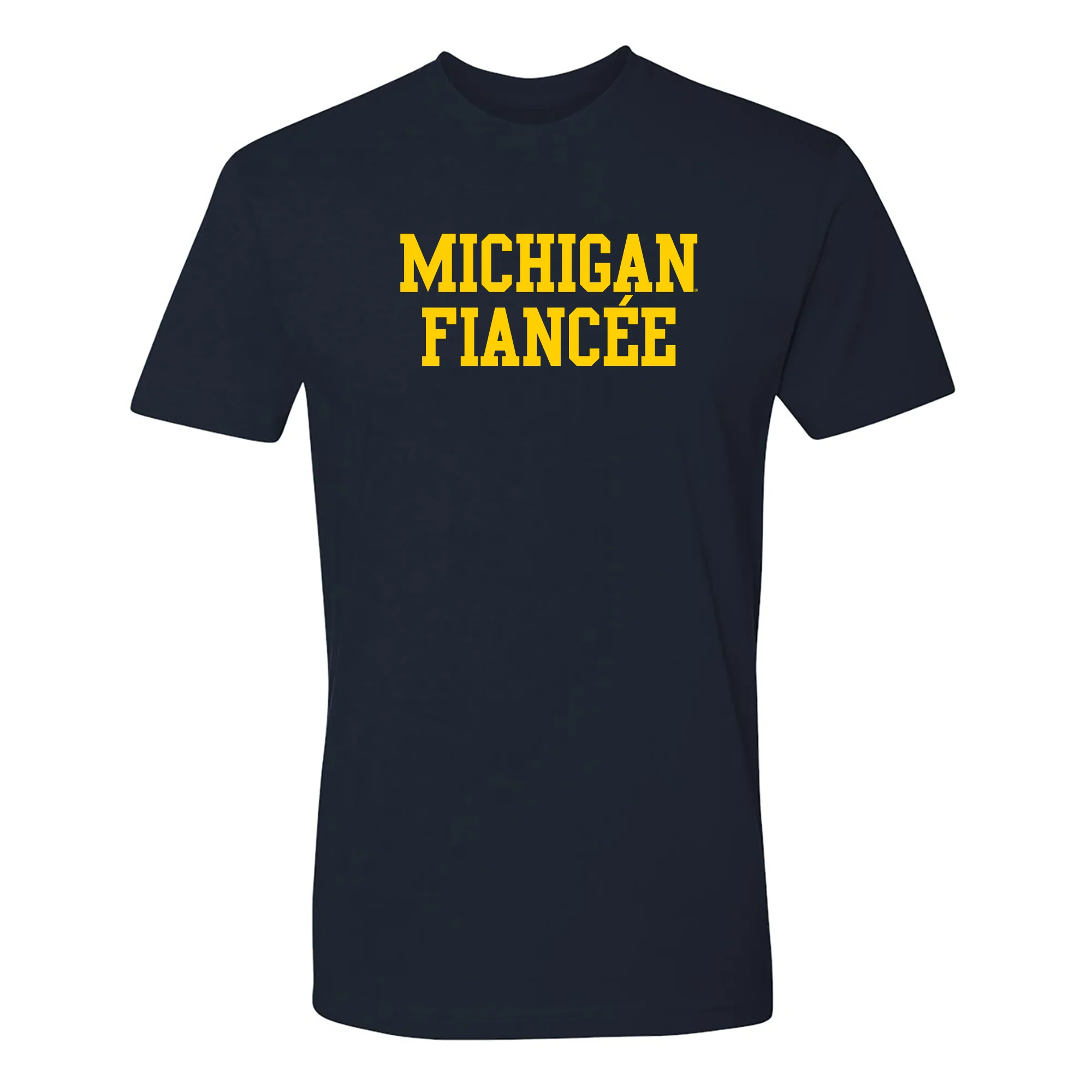 Michigan Fiancee NLA T-Shirt - Midnight Navy