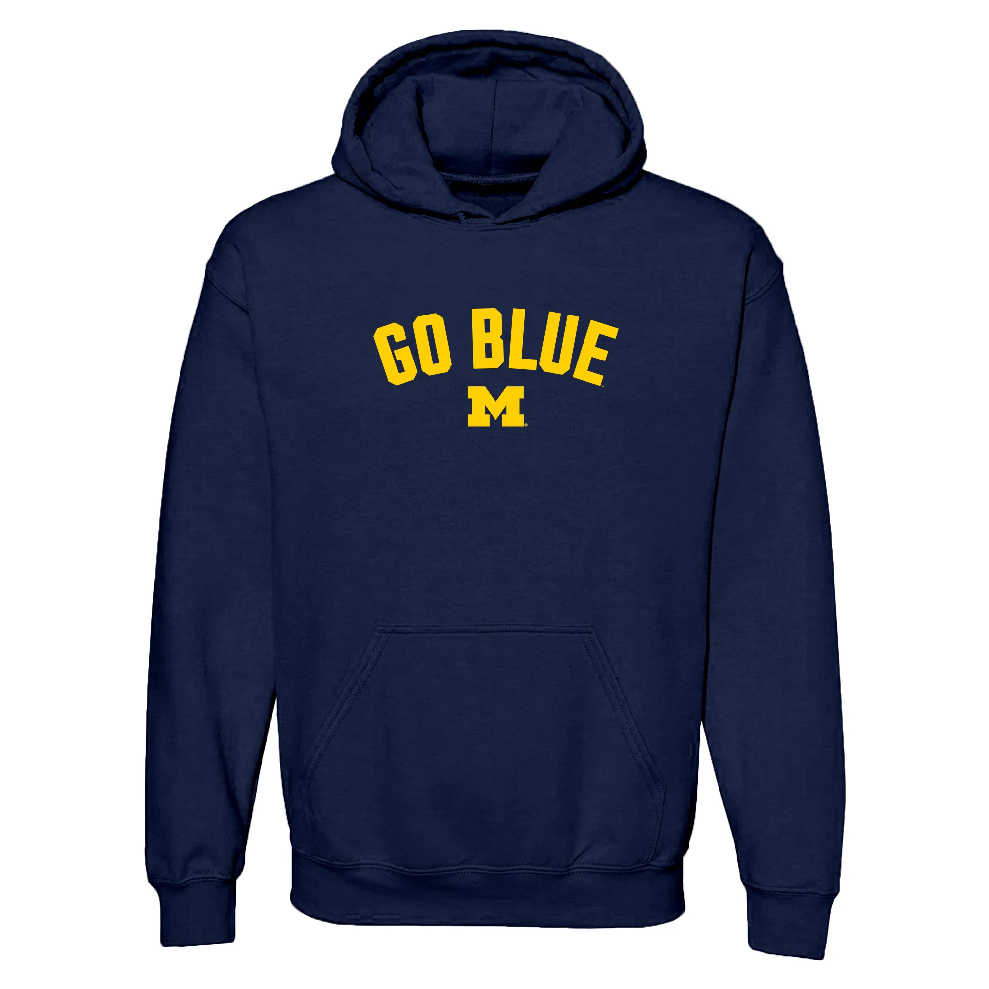 Michigan Go Blue Arc JA BTB Fleece Hoodie - Navy