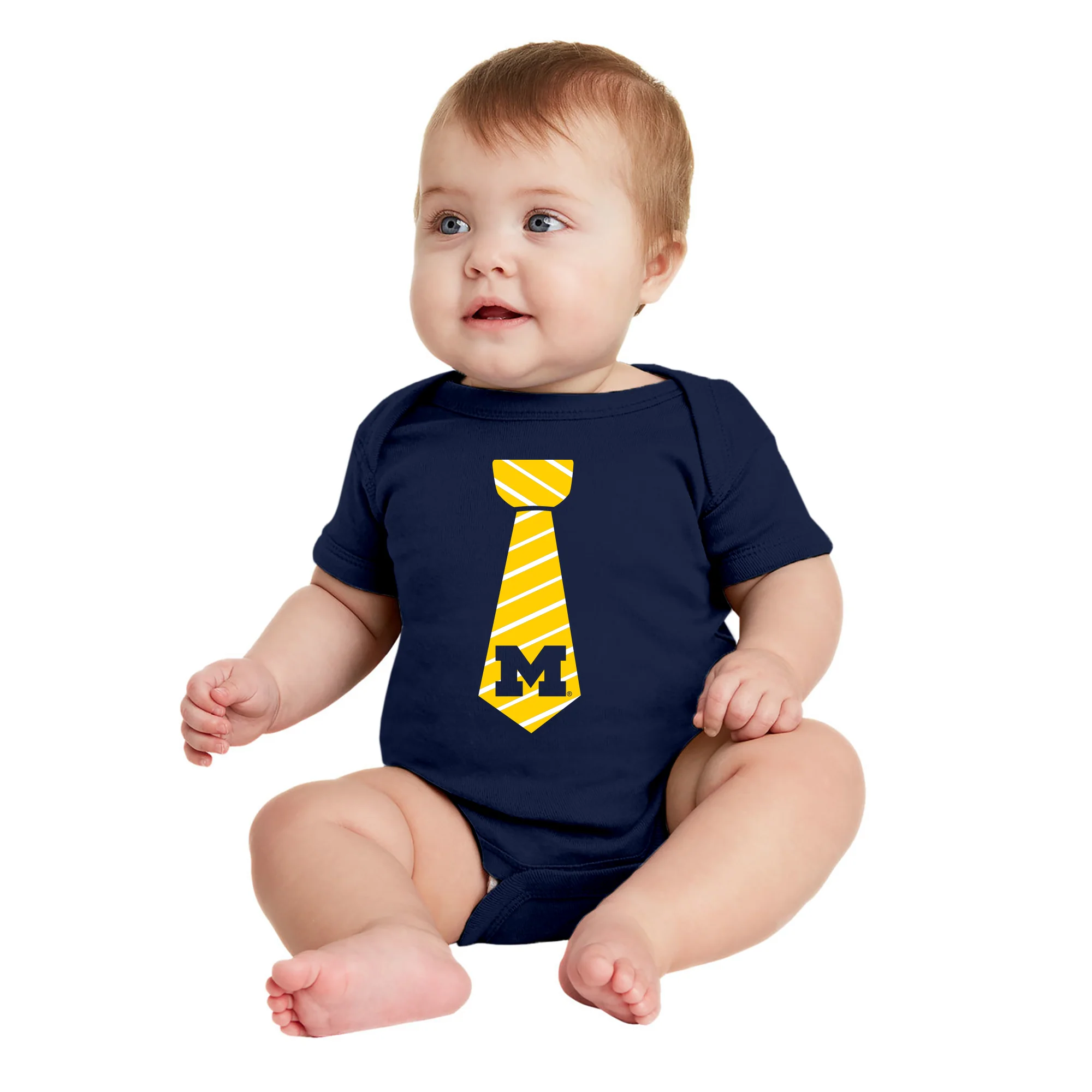 Michigan Necktie Creeper - Navy - Image 3