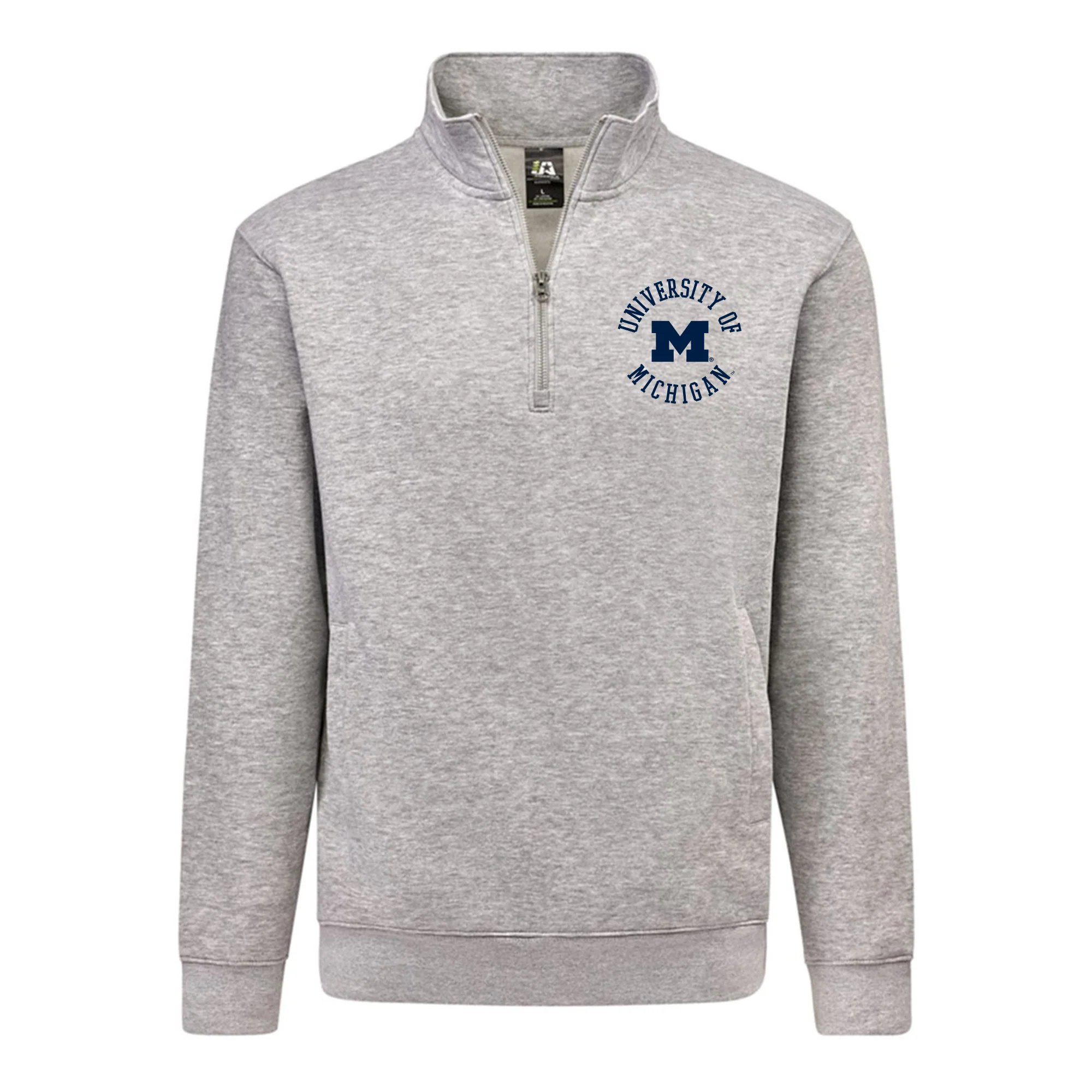 Michigan Old School Circle JA BTB 1/4 Zip - Image 3