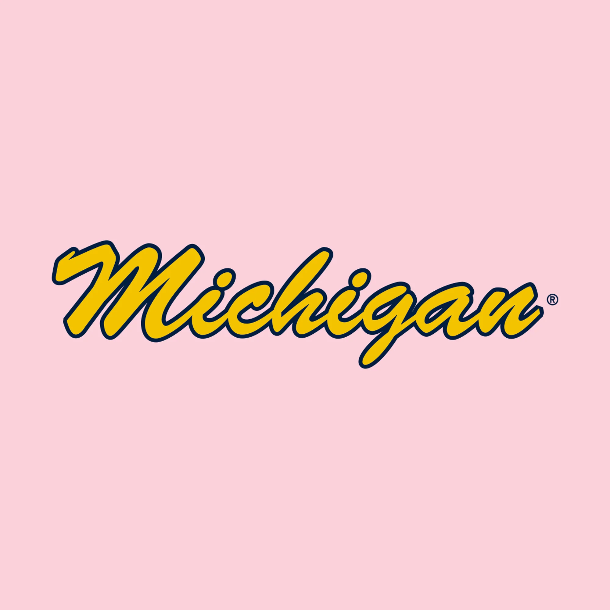 Michigan Script Imperial The Hinsen Performance Ponytail Cap - Light Pink - Image 2