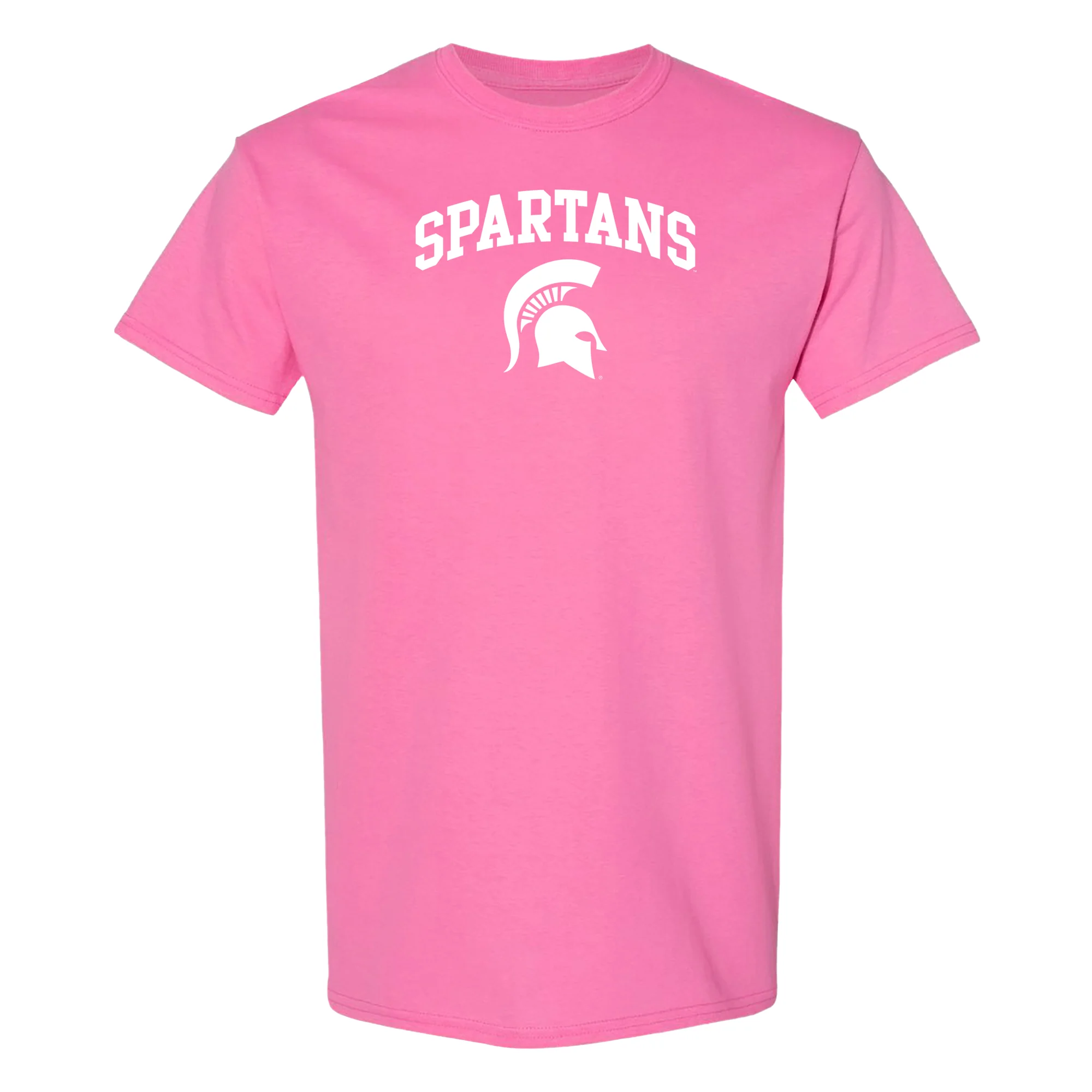 Michigan State Arch Logo T-Shirt - Azalea