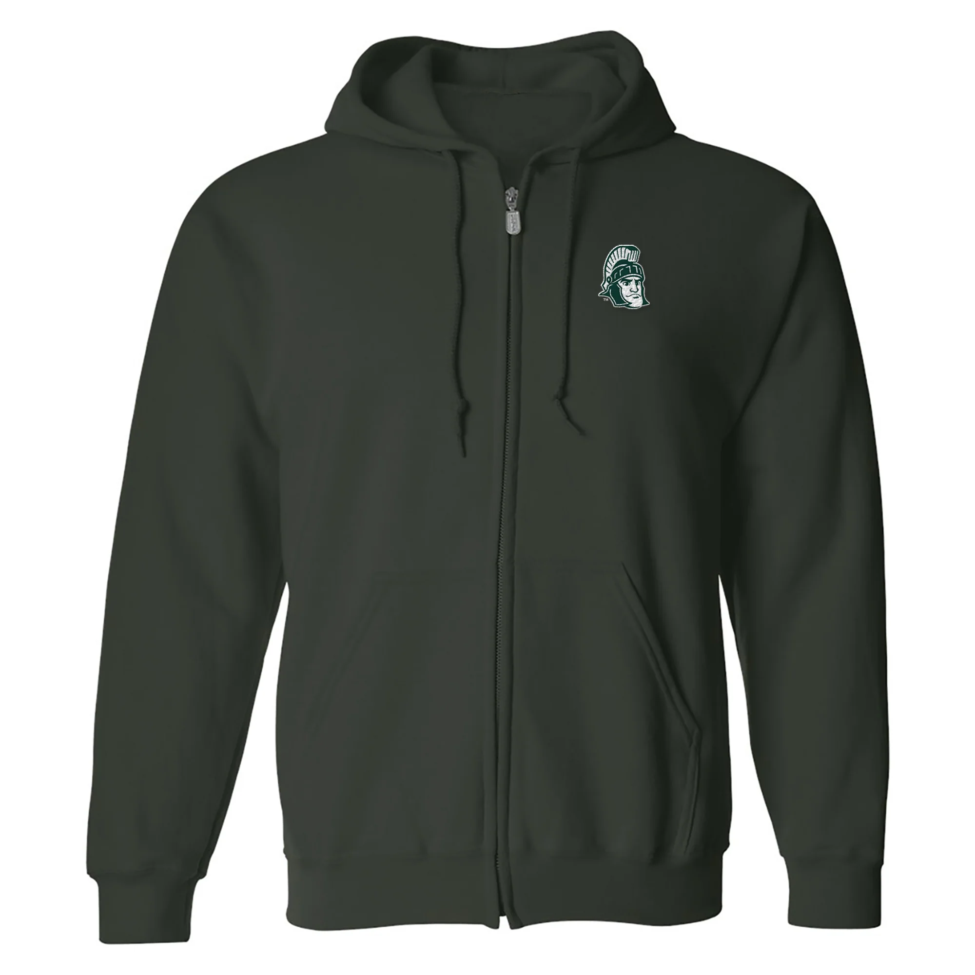 Michigan State Sparty LC EMB Full Zip Hoodie - Image 2
