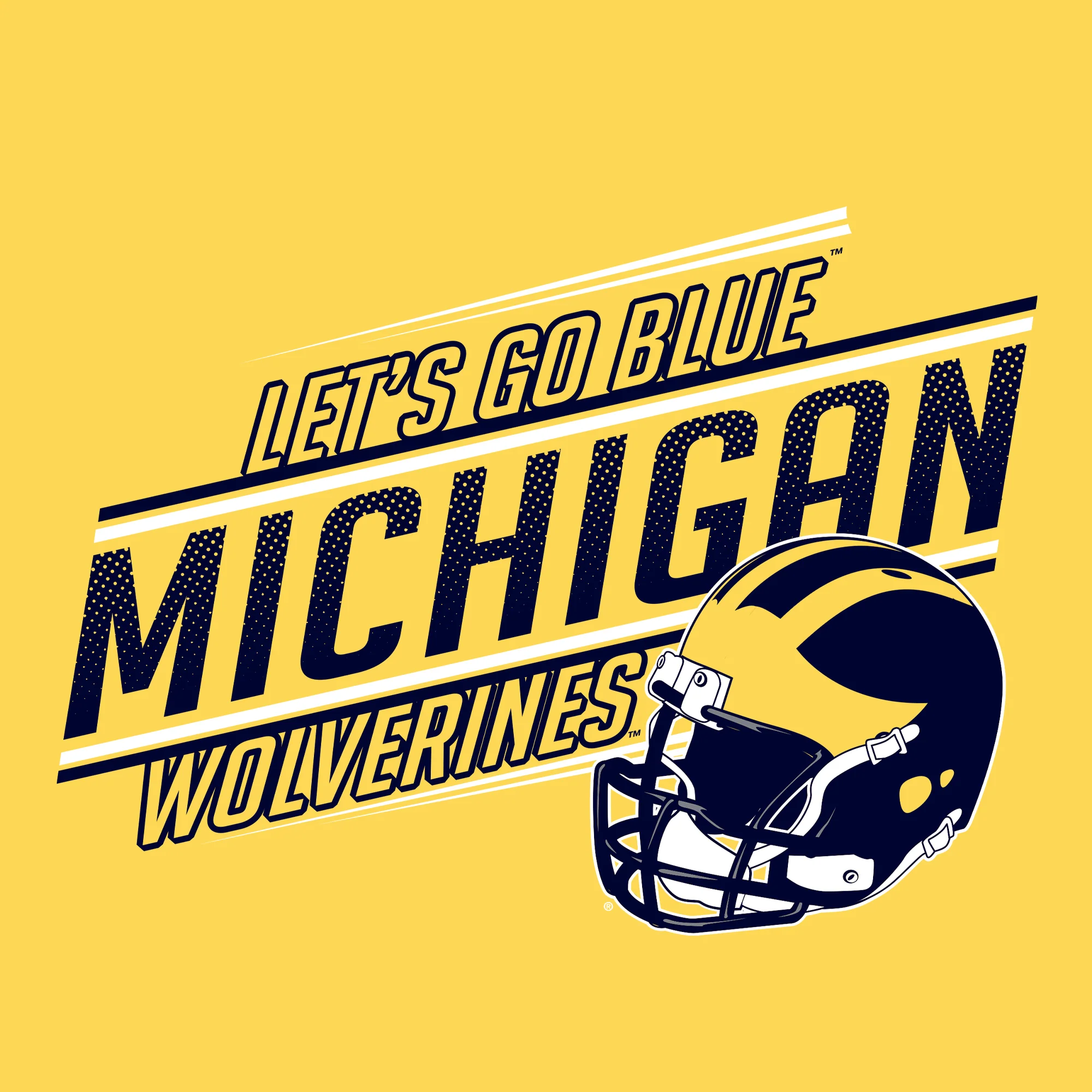 Michigan Wolverines Action Cheer T-Shirt - Daisy - Image 2